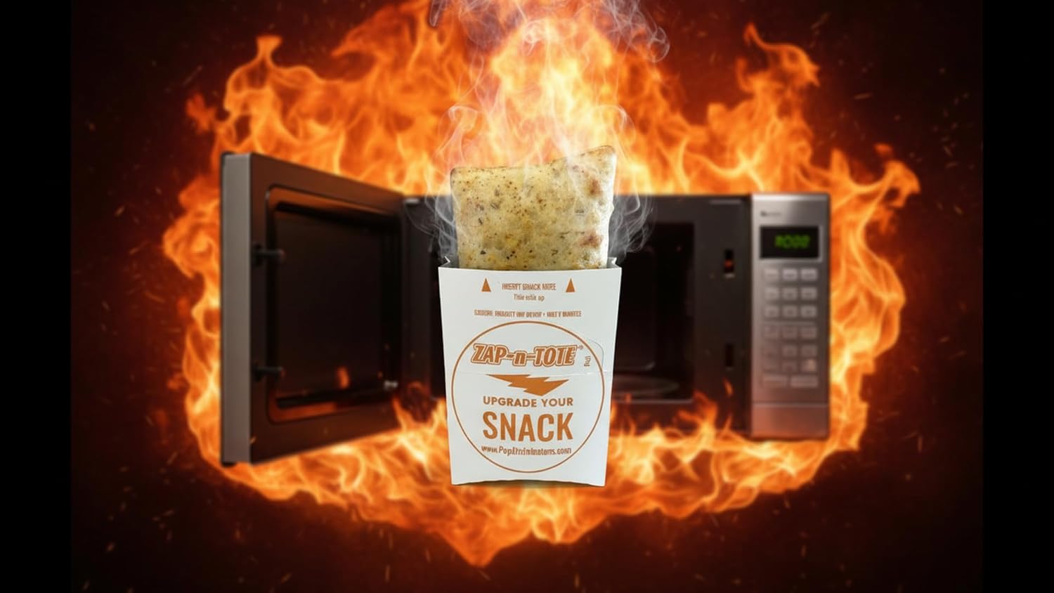 Zap-n-Tote. Microwaveable Crisping Sleeve for foods like original size Hot Pockets, eggrolls, empanadas. Re-heating & crisping of handheld microwave snacks! No more soggy microwave food. - Image 6