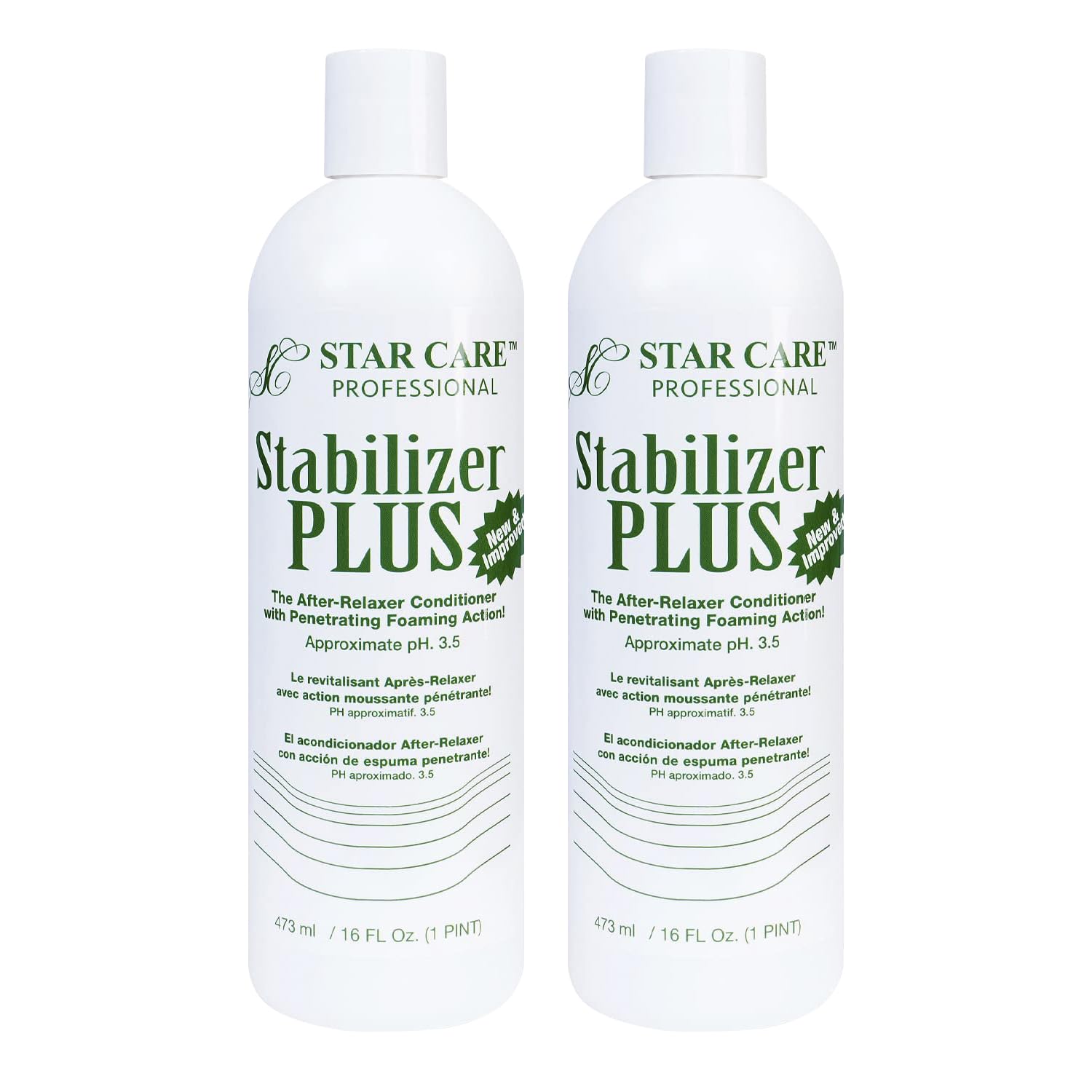 Stabilizer Plus The After-Relaxer Conditioner With Penetrating Foaming Action Approximate pH. 3.5 (16 Fl Oz (Pack of 2))