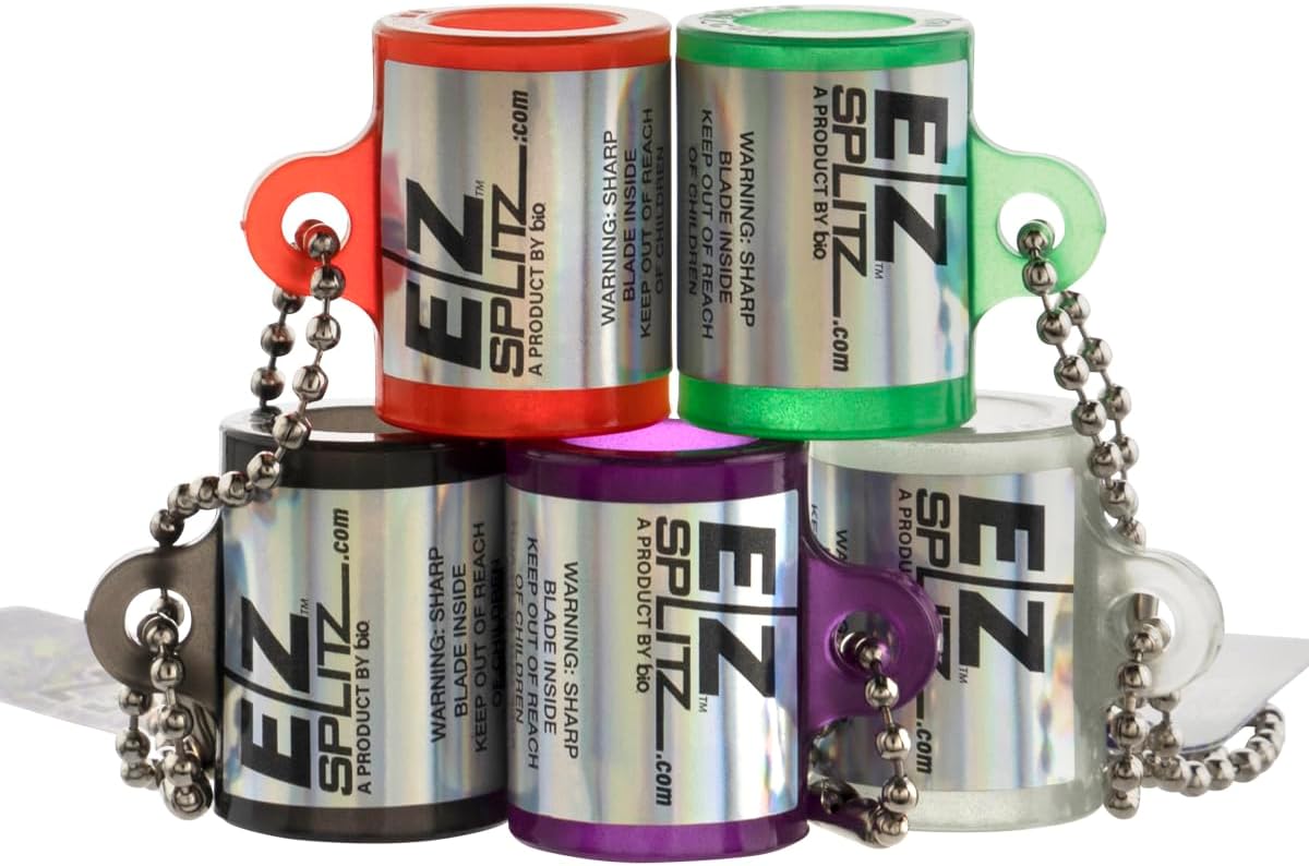 EZ SPLITZ Cigarillo Splitters - Small, Portable with Keychain, Makes a Precise Clean Cut