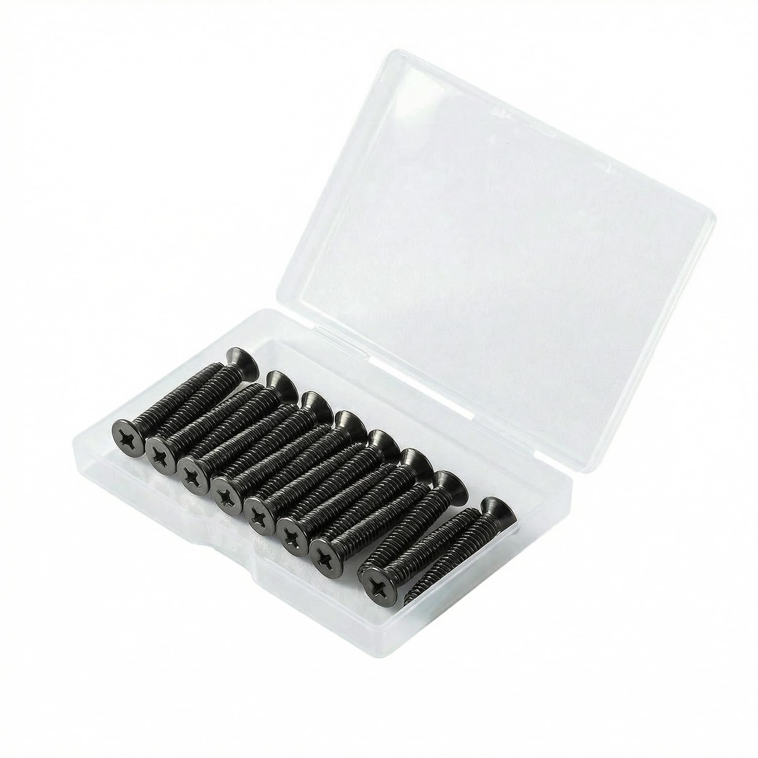 M2.5 x 6mm (50 Pack) Flat Head Machine Screws Black Oxide 304 Stainless Steel, Fully Threaded, Phillips Drive for Furniture Repairs and 3D Printer - Image 7