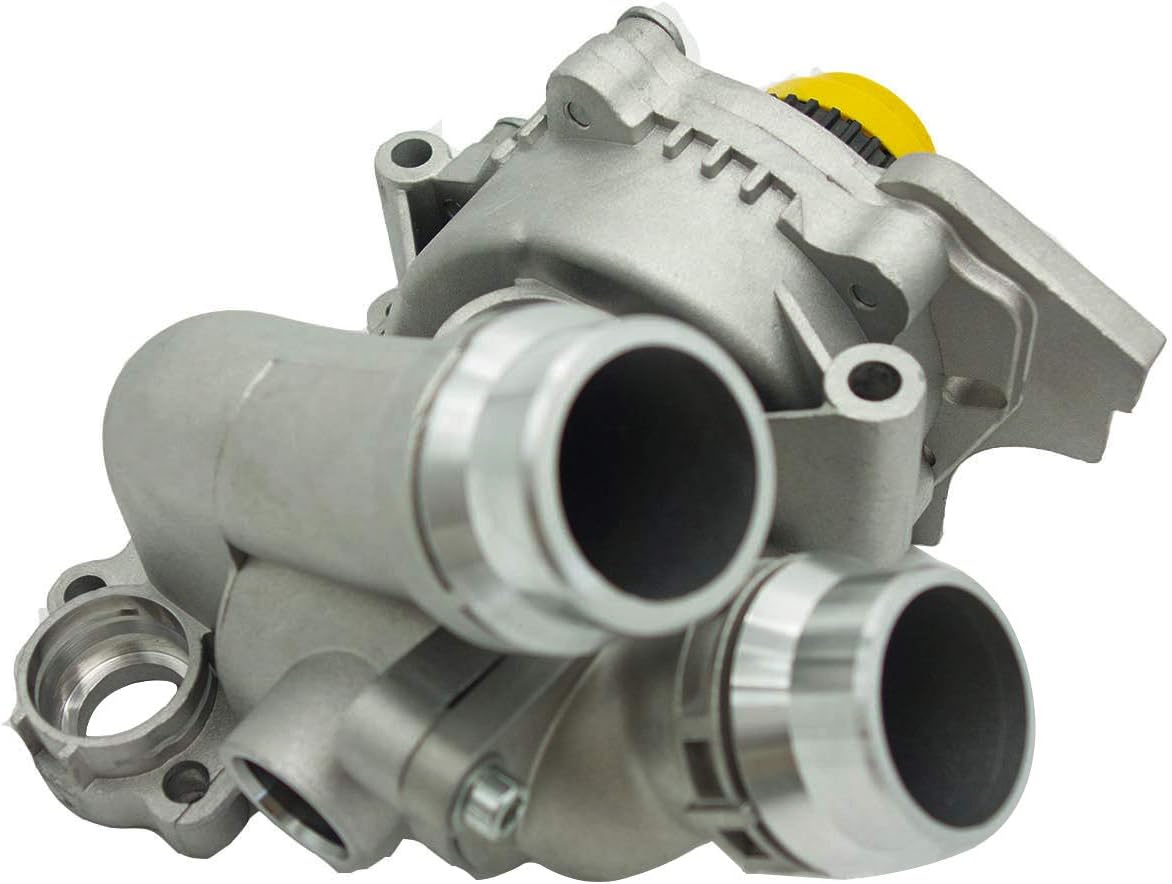 Aluminum Water Pump With Belt Compatible with for Audi A3 A4 TT For VW Tiguan Jetta Golf GTI Eos Beetle CC 2.0T TSI 06H121026AB, 06H121026AE, 1312460, 06H121026AF - Image 3