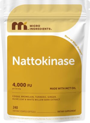 Micro Ingredients Nattokinase 240 S...