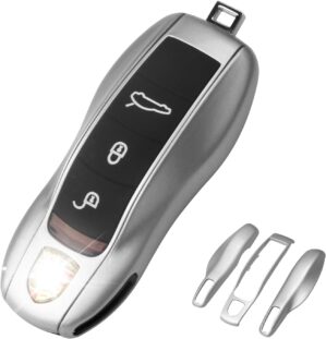 QBUC for Porsche Key Fob Cover,3-Pi...