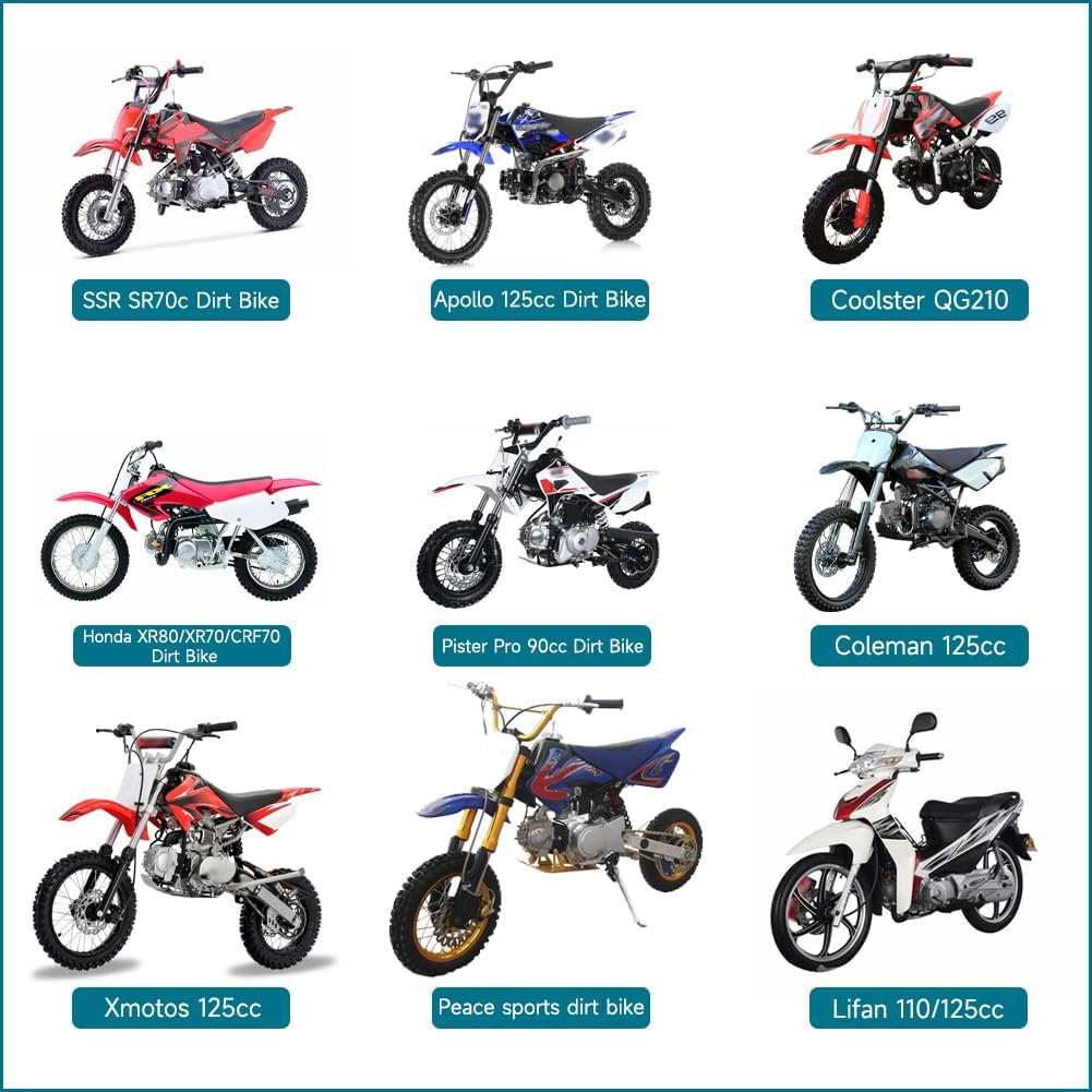 FVRITO PZ20 Carburetor Kit for Tao tao Coolster 125cc 110cc 90cc 70cc 50cc Kazuma Baja Chinese ATV Quad 4 Wheeler SunL NST Roketa Loncin Lifan XR80 CRF70 4 Stroke Go Kart Pit Dirt Bike Parts - Image 7