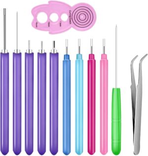 12 Pcs Paper Quilling Slotted Tool ...