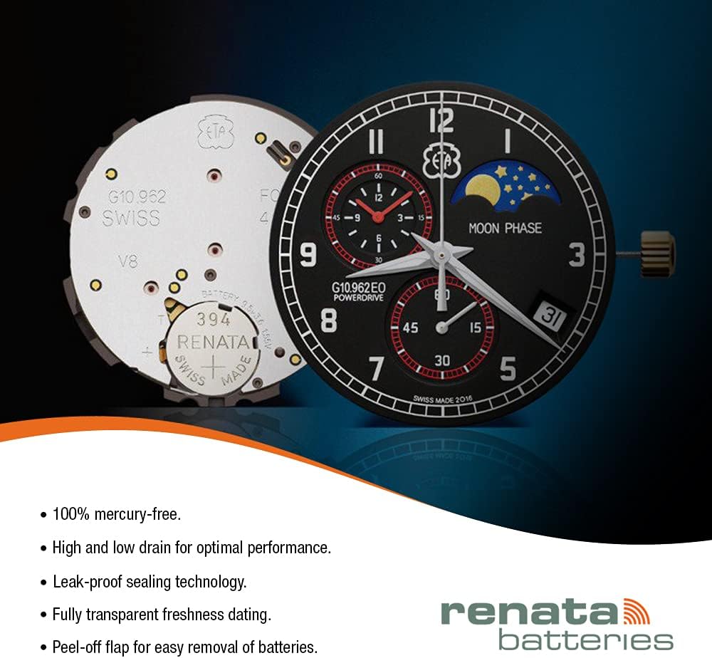 #344 Renata Watch Batteries 2Pcs - Image 8