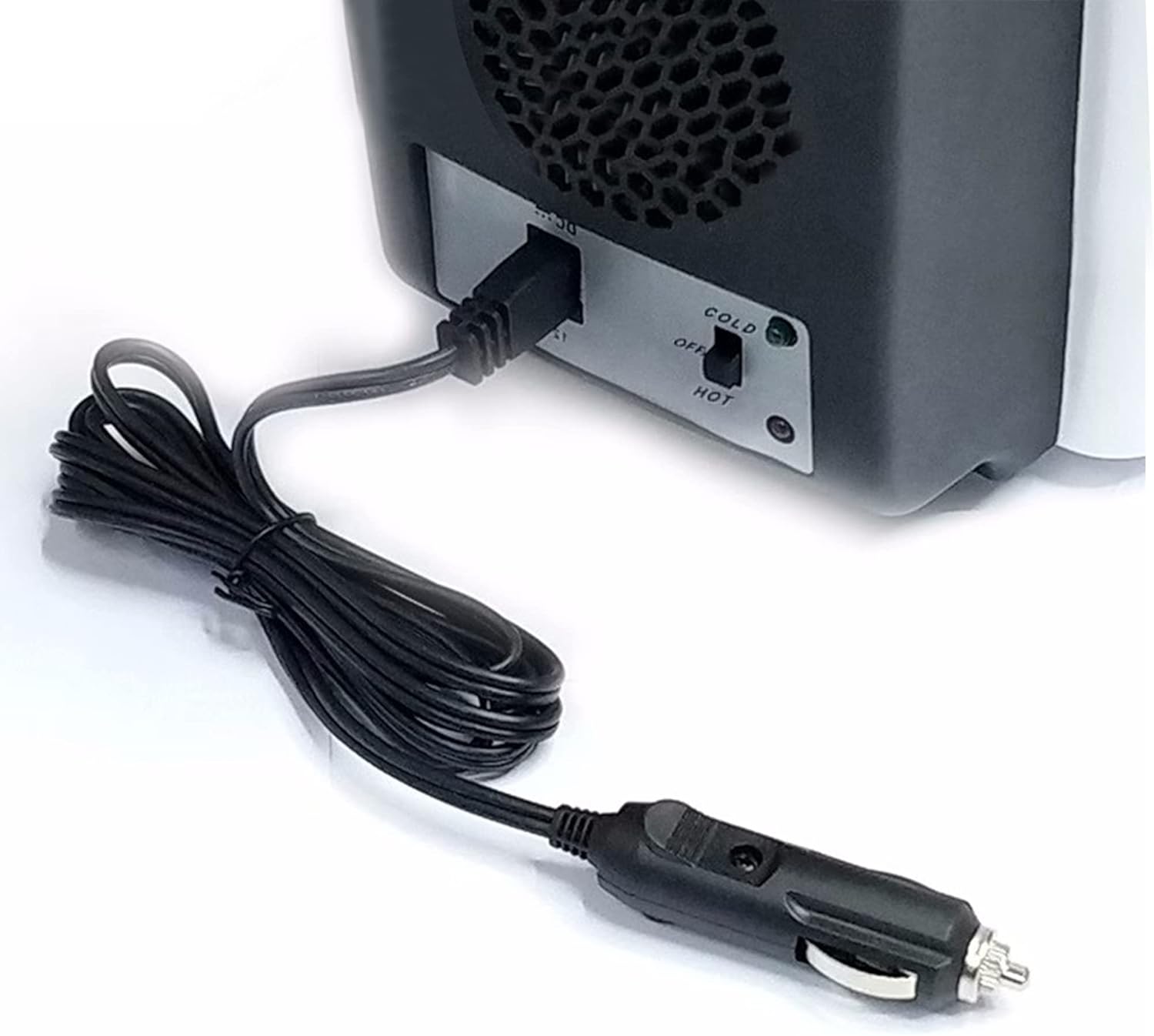 12V Car Cooler Plug Power Cable,Mini Fridge Cool Replacement Power Extension Cable,Car Cooler 2 Pin Lead Wire Plug (1.8M) - Image 3