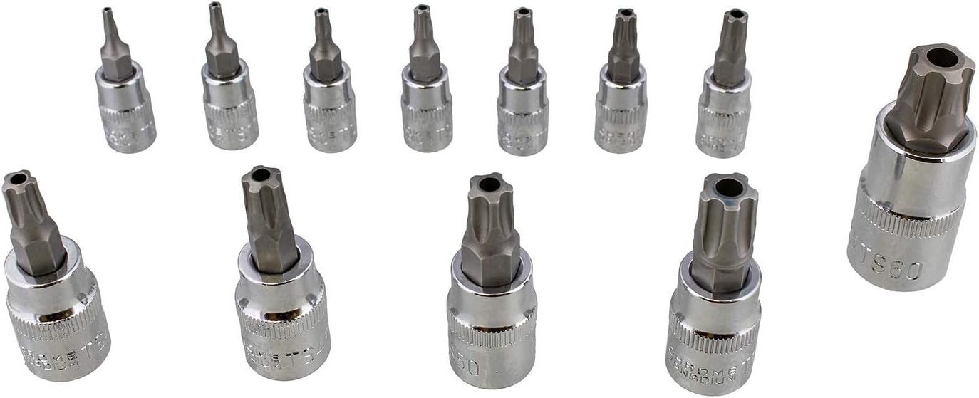 ABN Torx Plus Socket Set Star Bit Set, 5 Star Tamper Proof Bit Set, Tamper Proof – 12-Piece Torx Set - Image 4