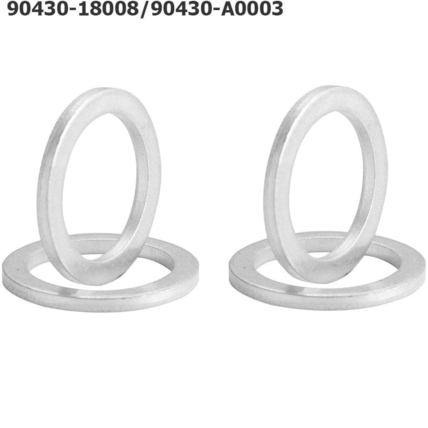 Seapple 12157-10010 90430-24003 90430-18008 Differential and Transmission/Transfer Case Drain Plug Crush Washers Gaskets Compatible with Toyota 4runner Tacoma Tundra FJ Cruiser Land Cruiser - Image 6