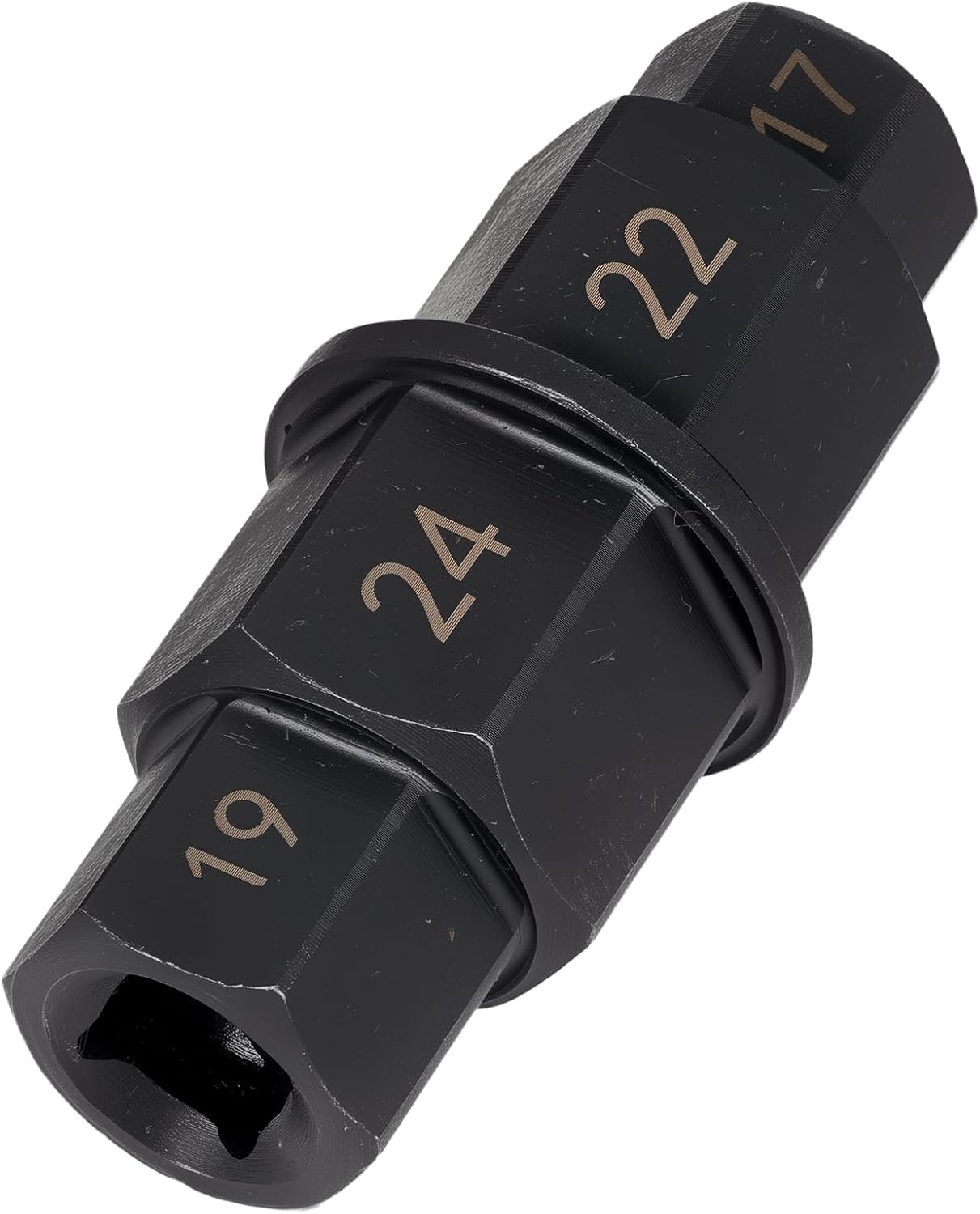 ReluxGo Motorcycles Hex Axle Tool steady Hex Bit Socket Set Black Spindle Socket Adapter Tool 17mm,19mm,22mm,24mm with Gloves, 6 in 1 (4 in 1)