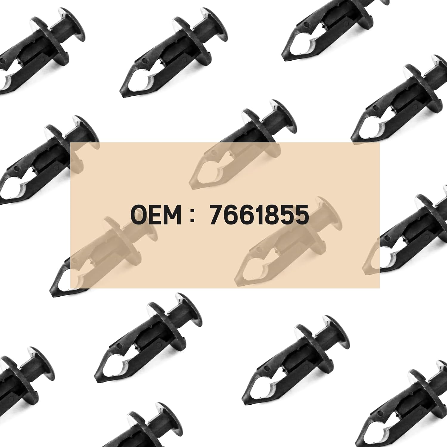 UNIGT 150pcs ATV UTV Body Fastener Rivets Push Pin Compatible with Can Am 293150089 Polaris 7661855 RZR Ranger Suzuki Kawasaki Rancher 90653-HC4-900 Plastic Fender Clips - Image 7