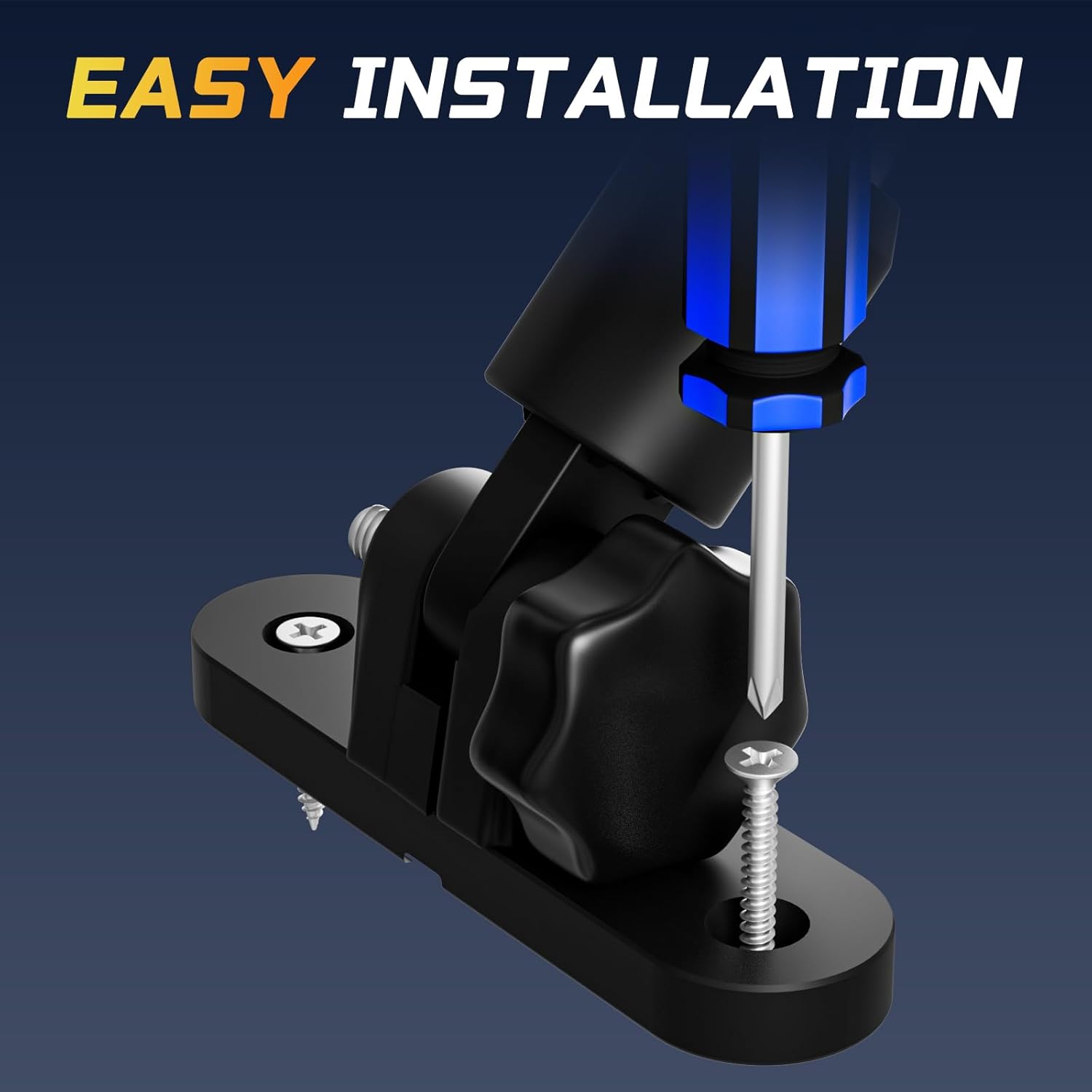 9 Inches Bimini Light for Pontoon Boat, Pontoon Navigation Lights Anchor Light Stern Lights for Bimini Top Mount Waterproof IP67, White Fold Down LED Marine Boat Rear Running Lighting - Image 8