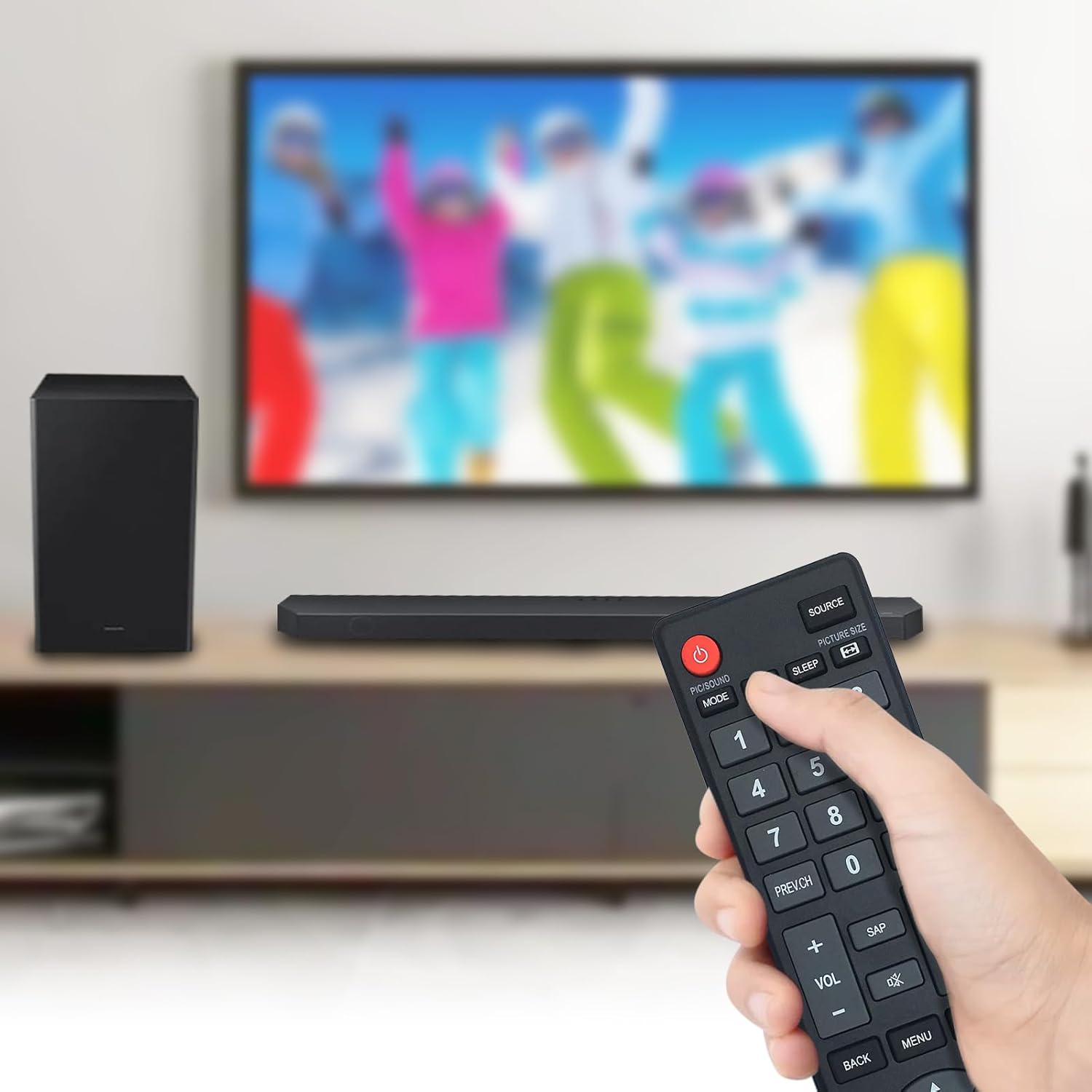 NH303UD Replaced Remote fit for Emerson TV LE391EM4 LF320EM4A LF391EM4 LF461EM4 LF320EM5S LE240EM4 LE320EM4 LF320EM4 LF501EM4 LF461EM4 LF501EM4 LF501EM4F LE240EM4 LE290EM4 LE320EM4 LF320EM4 LF320EM - Image 6