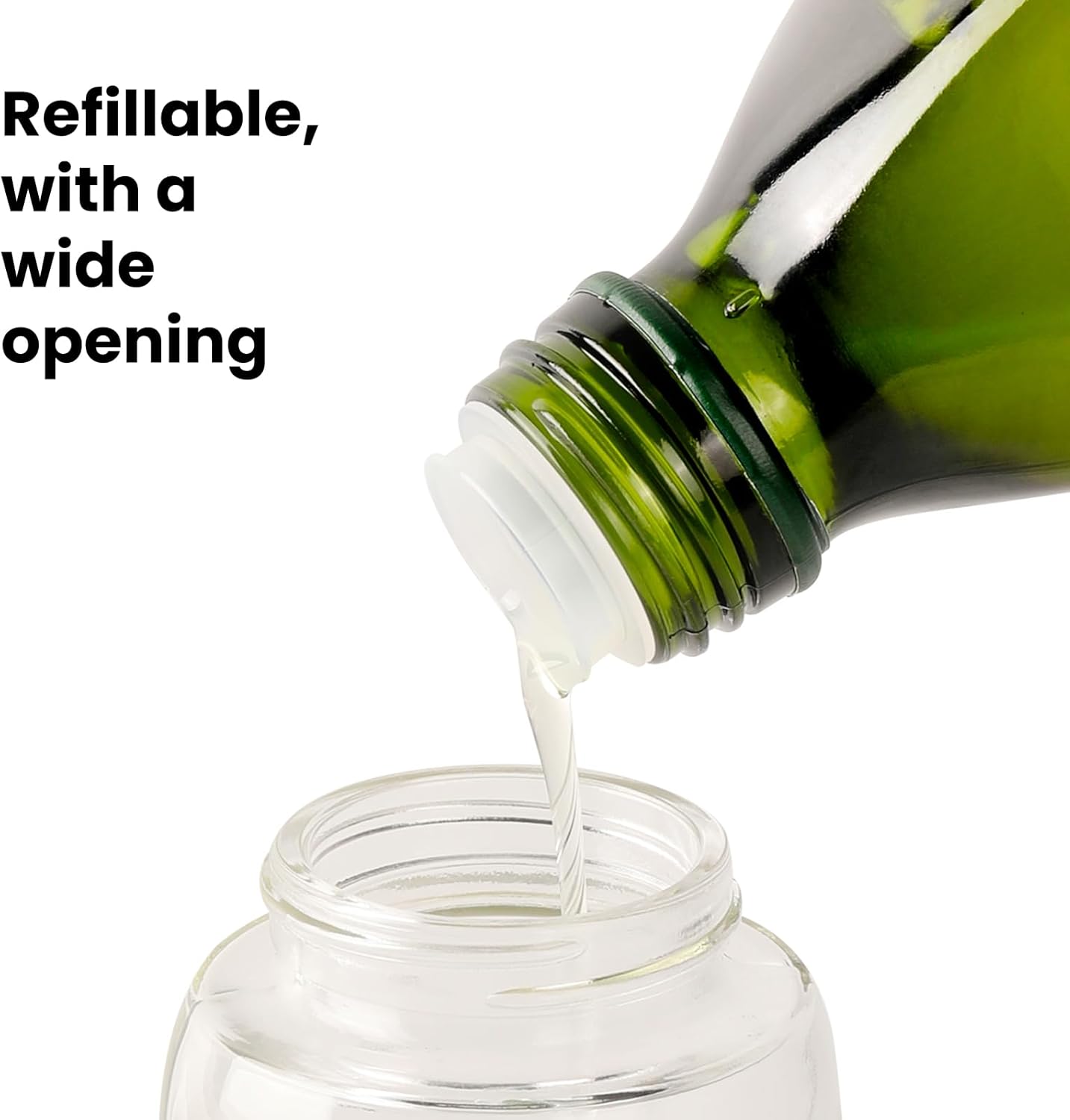 Mistifi Eco-Friendly Oil Sprayer – Durable Glass Bottle for Cooking, BBQ, and Grilling Mist Spray Bottle for Air Fryer, Olive Oil, Avocado Oil, Healthy Nonstick Frying 150ml (PS631) - Image 6