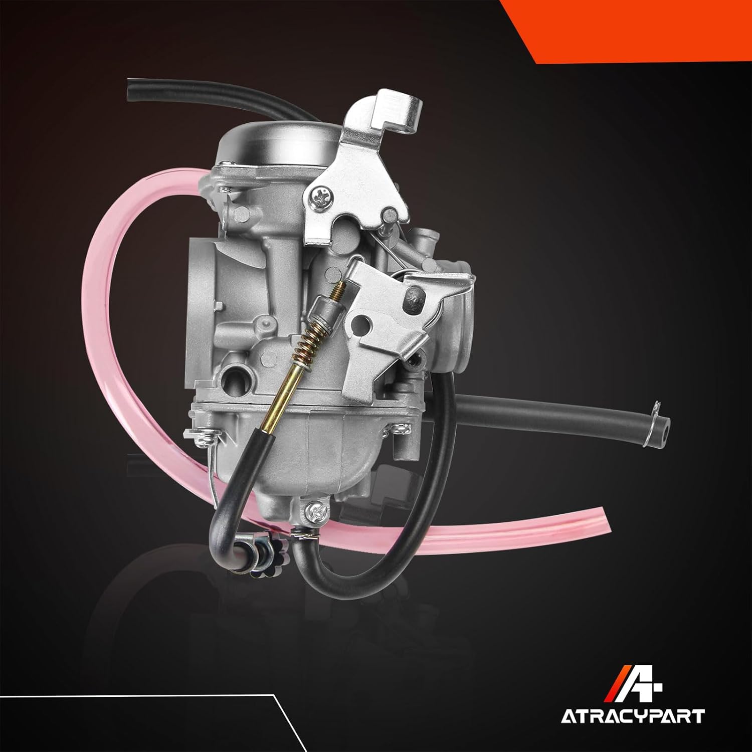 Carburetor Compatible with Bayou 300 KLF300 KLF 300 1986-1987 KLF300A, 1988-2005 KLF300B, 1989-2005 KLF300C ATV Carb with Air Filter&Fuel Gas Petcock Valve Switch - Image 5