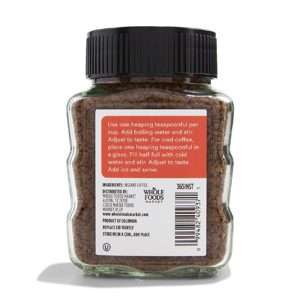 365 by Whole Foods Market, Instant Coffee, Dark Roast, 3.5 Ounce - Image 3