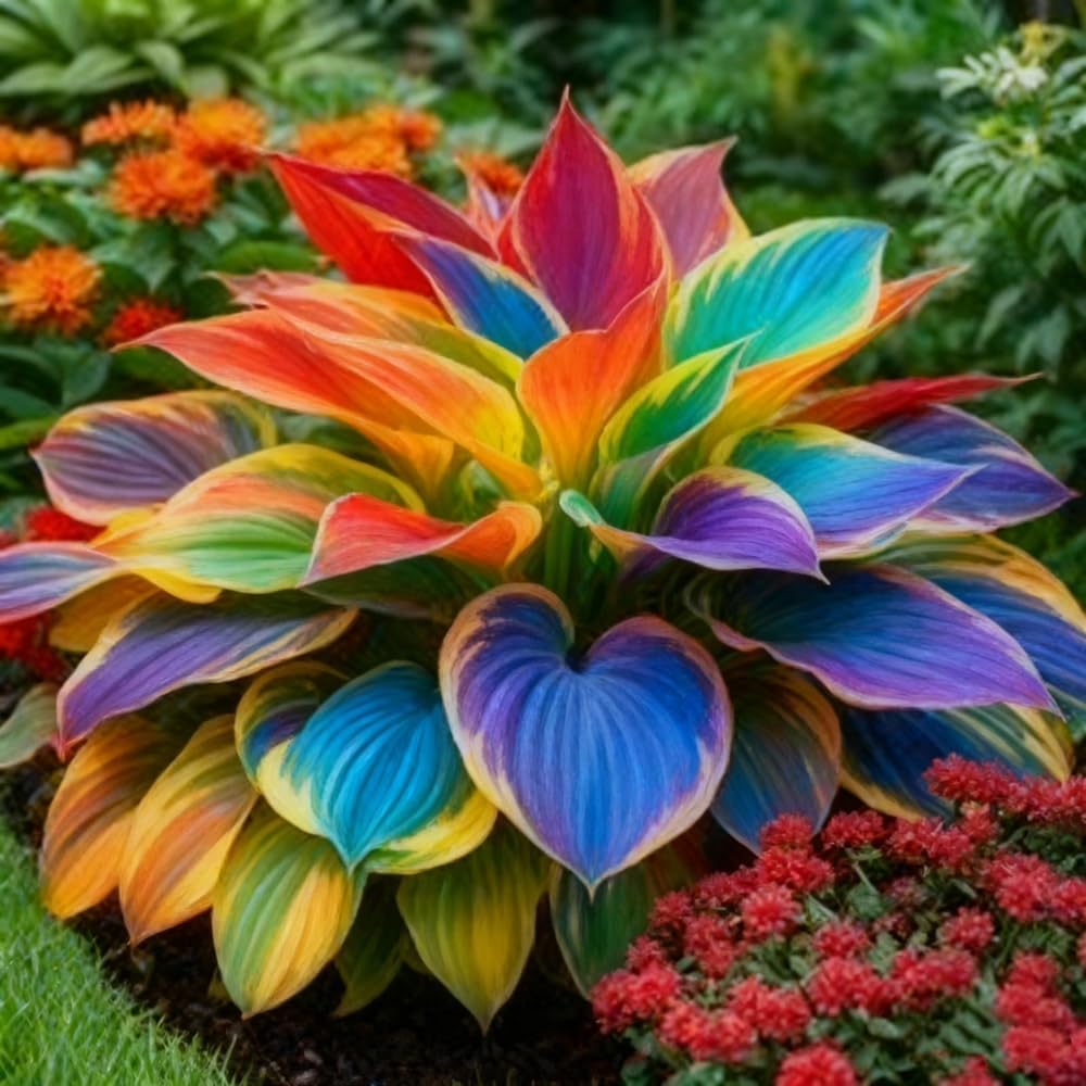 220+ Mixed Color Hosta Seeds for Planting - Hostas Seeds Rare Perennial, Flower Seed Beauties Easy to Grow Low Maintenance Heart Shaped Leaves Heart Hosta Plants for Outdoors Garden - Image 2