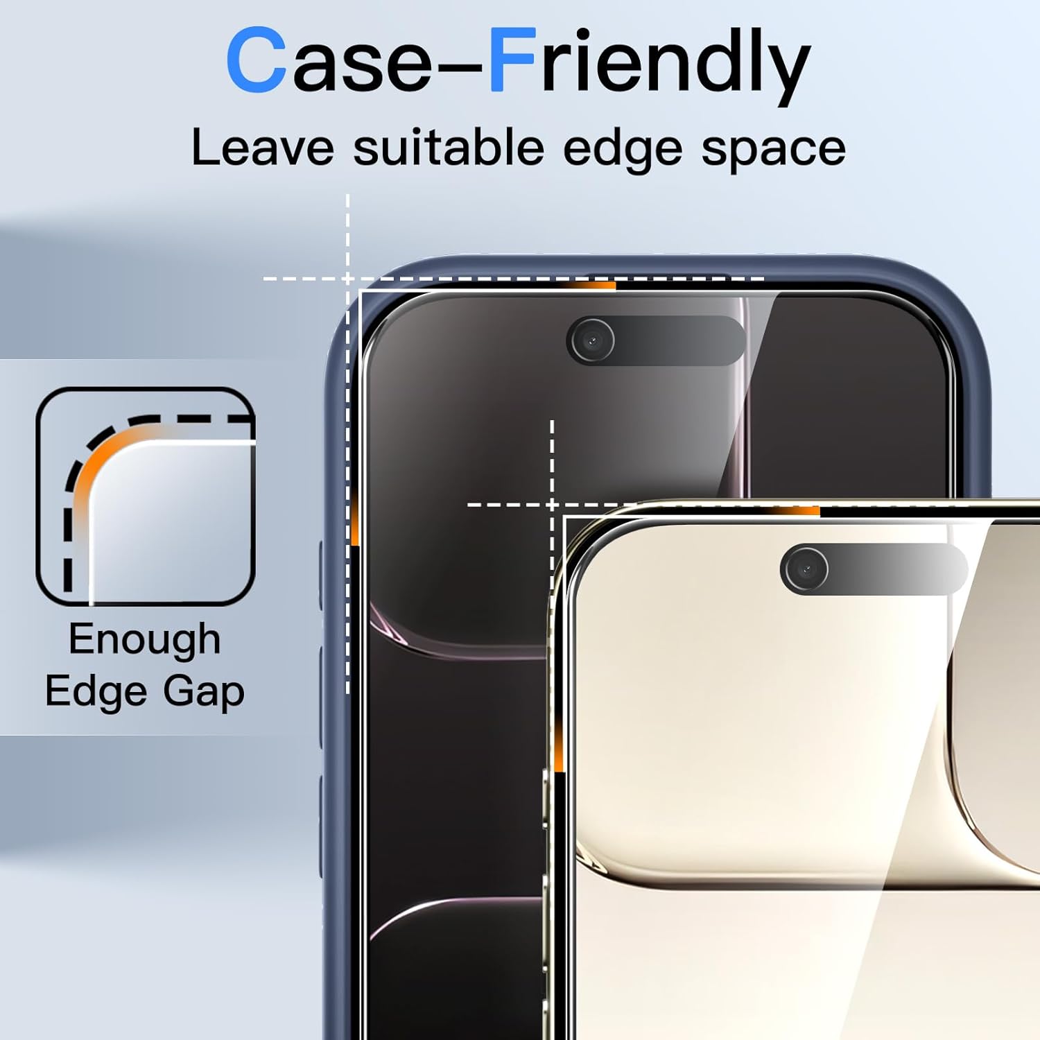 JETech Privacy Screen Protector for iPhone Air with Camera Lens Protector, Anti-Spy Tempered Glass Film, Easy Installation Tool, 6.5-Inch Display, 2-Pack Each - Image 7