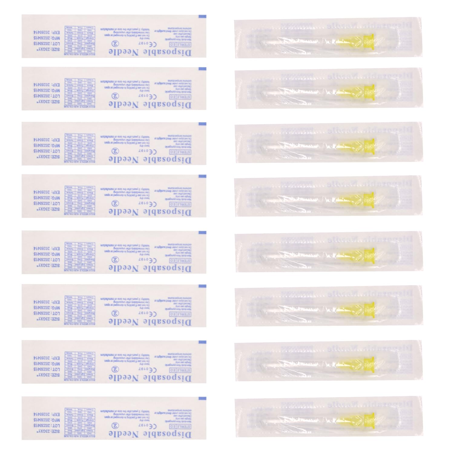 30 Gauge 1 Inch Needle: 100 Pcs Luer Lock Needles - Individually Sealed Packages (30G) - Image 2