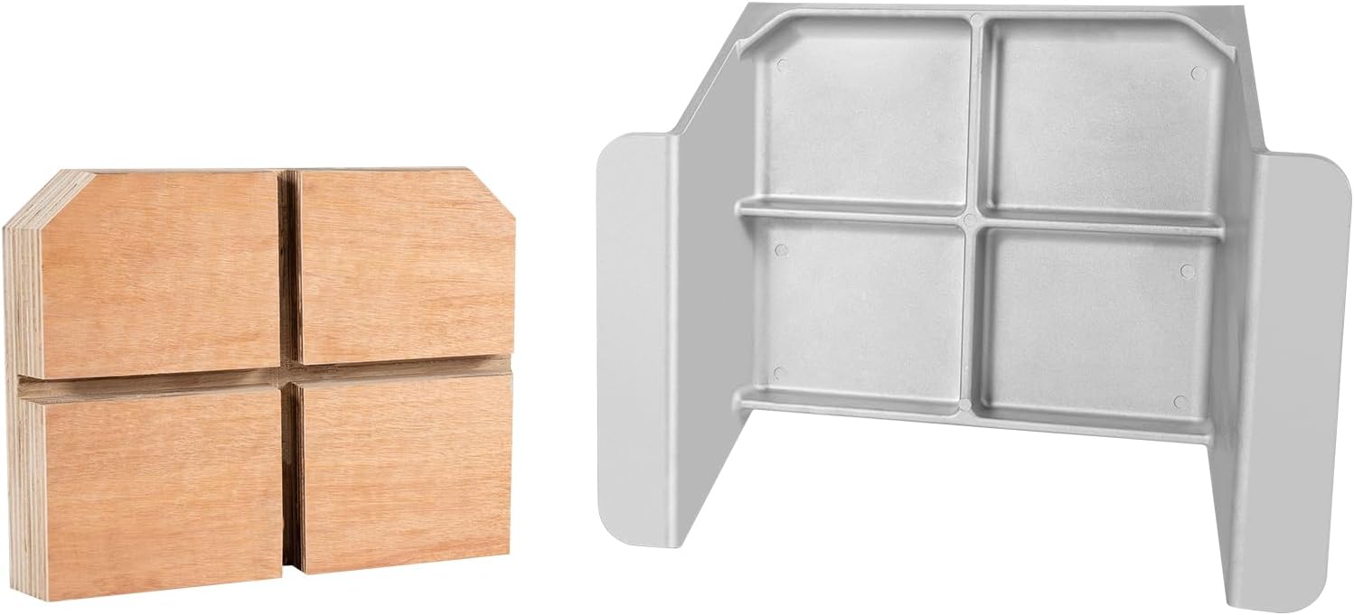 MJ-1-DP Jack Plate 4'' Setback Small Engine Jack Plate for Outboard Motors Up to 35HP (Wooden Mounting Block Included) Manual Add Distance Between Engine and Transom - Image 16