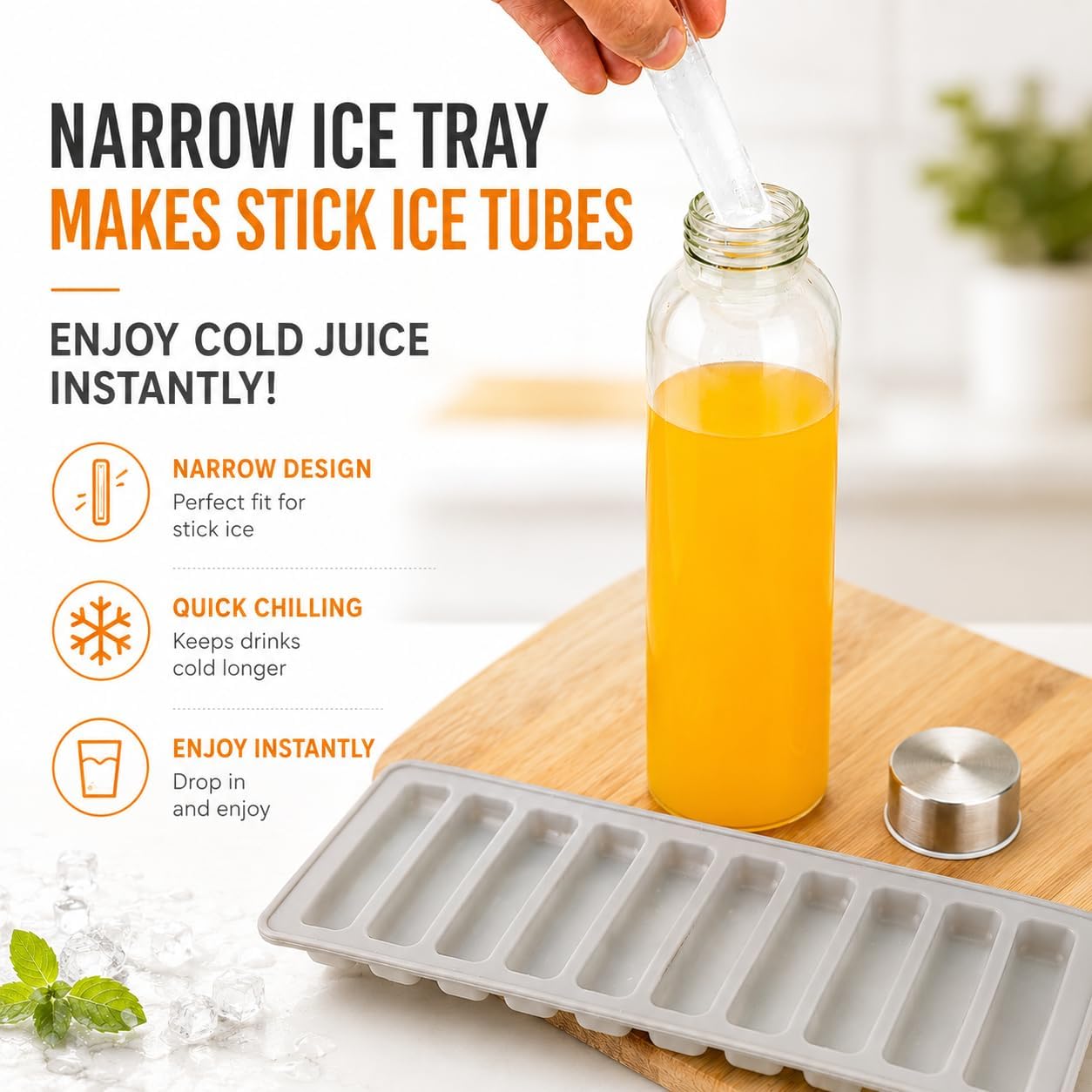 Zukro Glass Juice Bottles with Lids 18 oz, Leak Proof Reusable Clear Glass Bottle with Stainless Steel Airtight Cap for Juicing, Water, Smoothie, Homemade Beverage, Fridge Safe, BPA Free, Set of 6 - Image 7