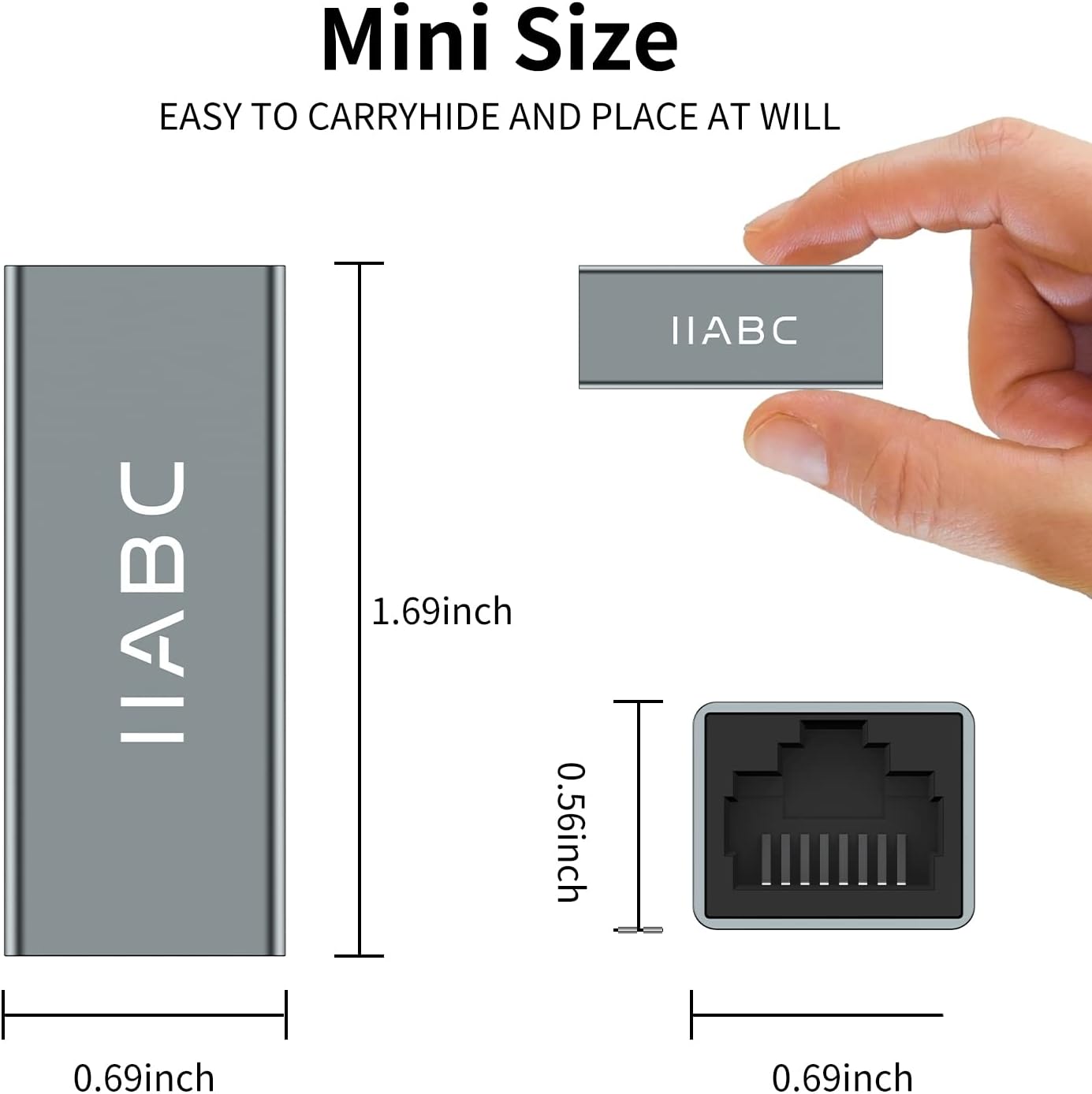 IIABC RJ45 Ethernet Coupler 3 Pack - In Line Coupler for Cat7/Cat6/Cat5e/Cat5 Cable Extender Adapter Female to Female - Image 5