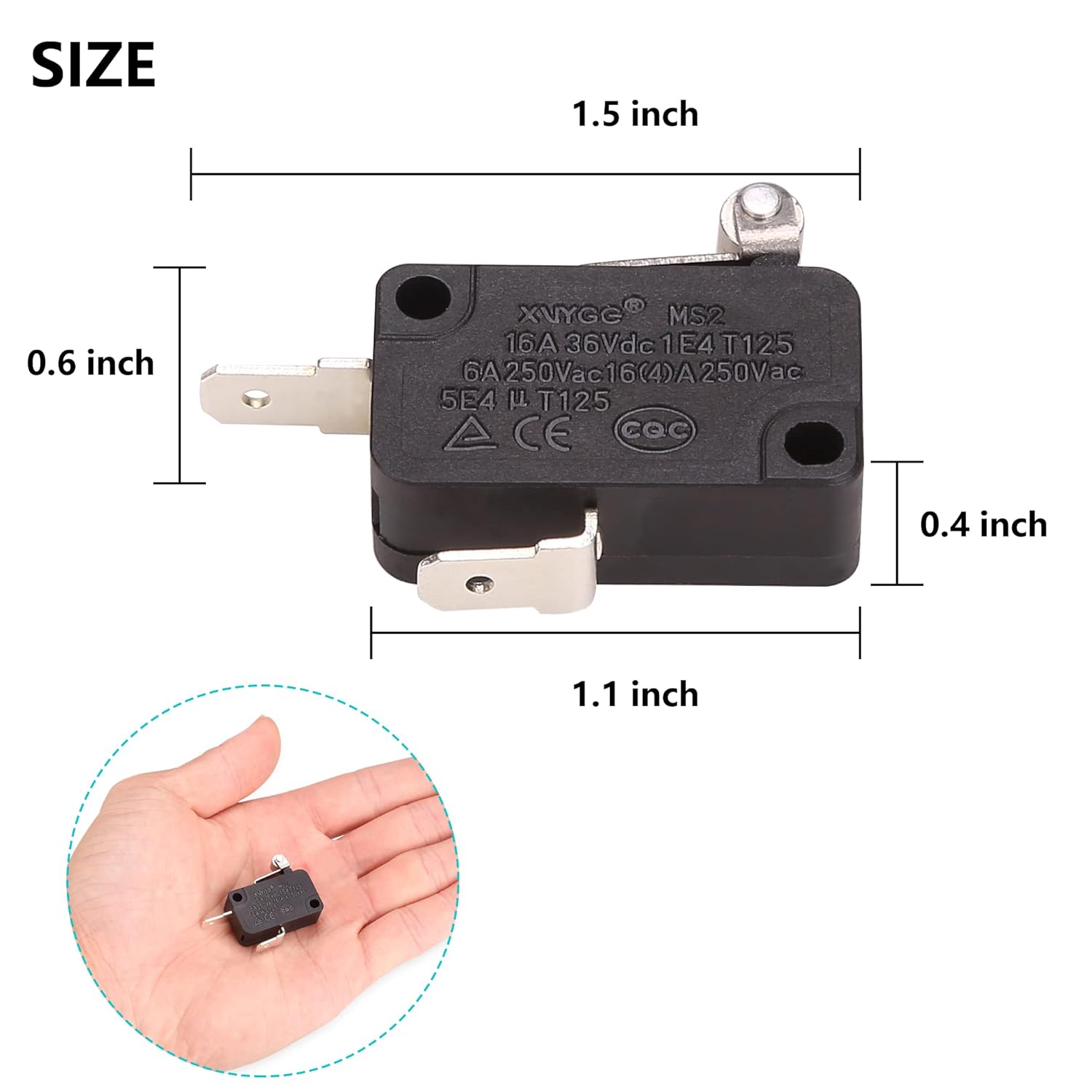 10L0L Golf Cart Accelerator Pedal Box Micro Switch for EZGO TXT 1994-Up OEM# 25861G01 25861-G01 - Image 7