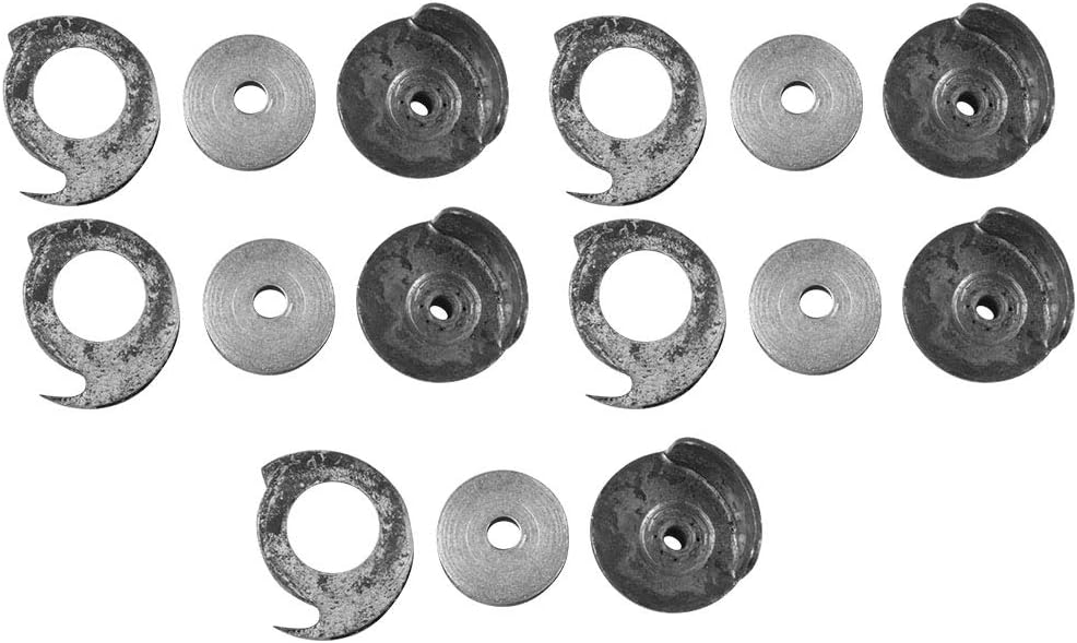 5 Sets 17Mm Bobbin Parts for Shoes, Cobbler Sewing Machine Repair Chinese Patch Spool Shuttle Holder Shoe Mending - Image 9