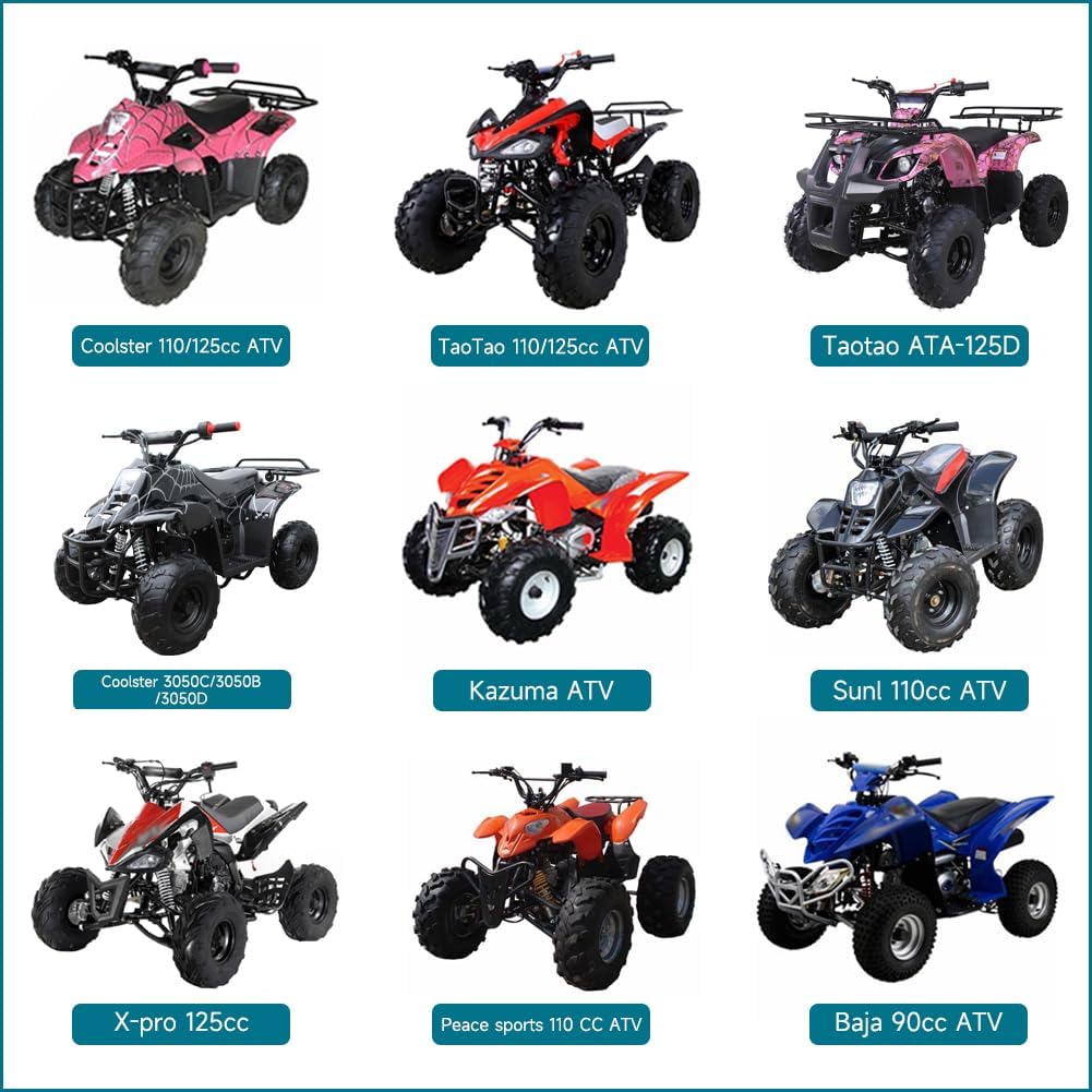 FVRITO PZ20 Carburetor Kit for Tao tao Coolster 125cc 110cc 90cc 70cc 50cc Kazuma Baja Chinese ATV Quad 4 Wheeler SunL NST Roketa Loncin Lifan XR80 CRF70 4 Stroke Go Kart Pit Dirt Bike Parts - Image 6