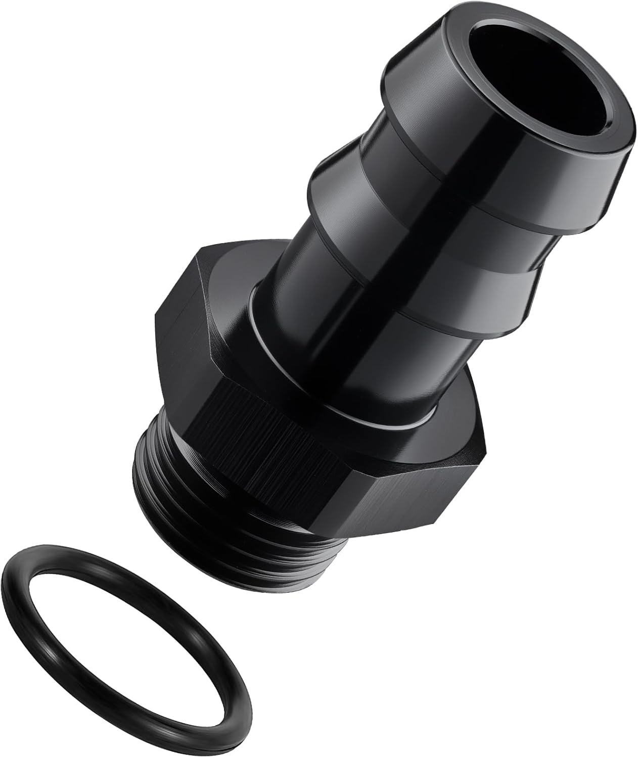 EVIL ENERGY 6AN ORB Male to 1/2" Barb Straight Fitting Adapter