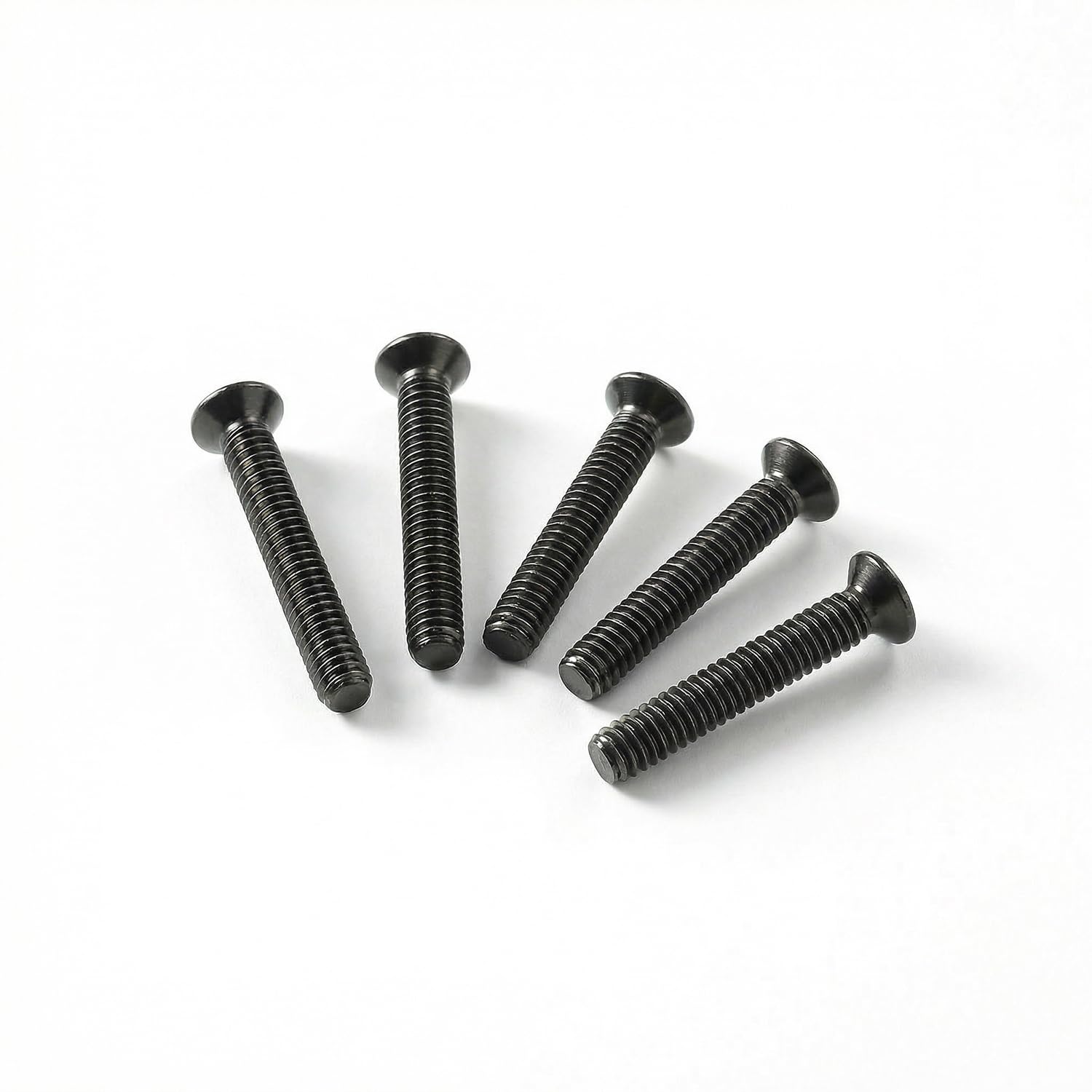 M2.5 x 6mm (50 Pack) Flat Head Machine Screws Black Oxide 304 Stainless Steel, Fully Threaded, Phillips Drive for Furniture Repairs and 3D Printer - Image 4