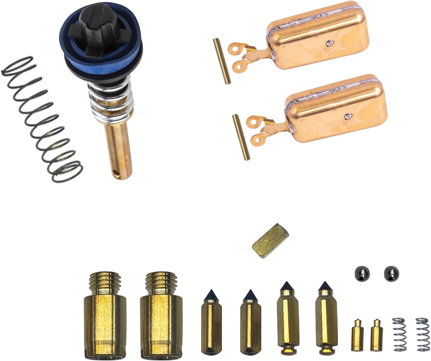 Rebuild Kit For Edelbrock 1406 Carburetor Compatible With Genuine Edelbrock 1477 Carburetor Rebuild Kit for Edelbrock 1406 1405 1400 1403 1407 1411 Carbs Cart AFB 4 barrel Carburetor Rebuild - Image 3