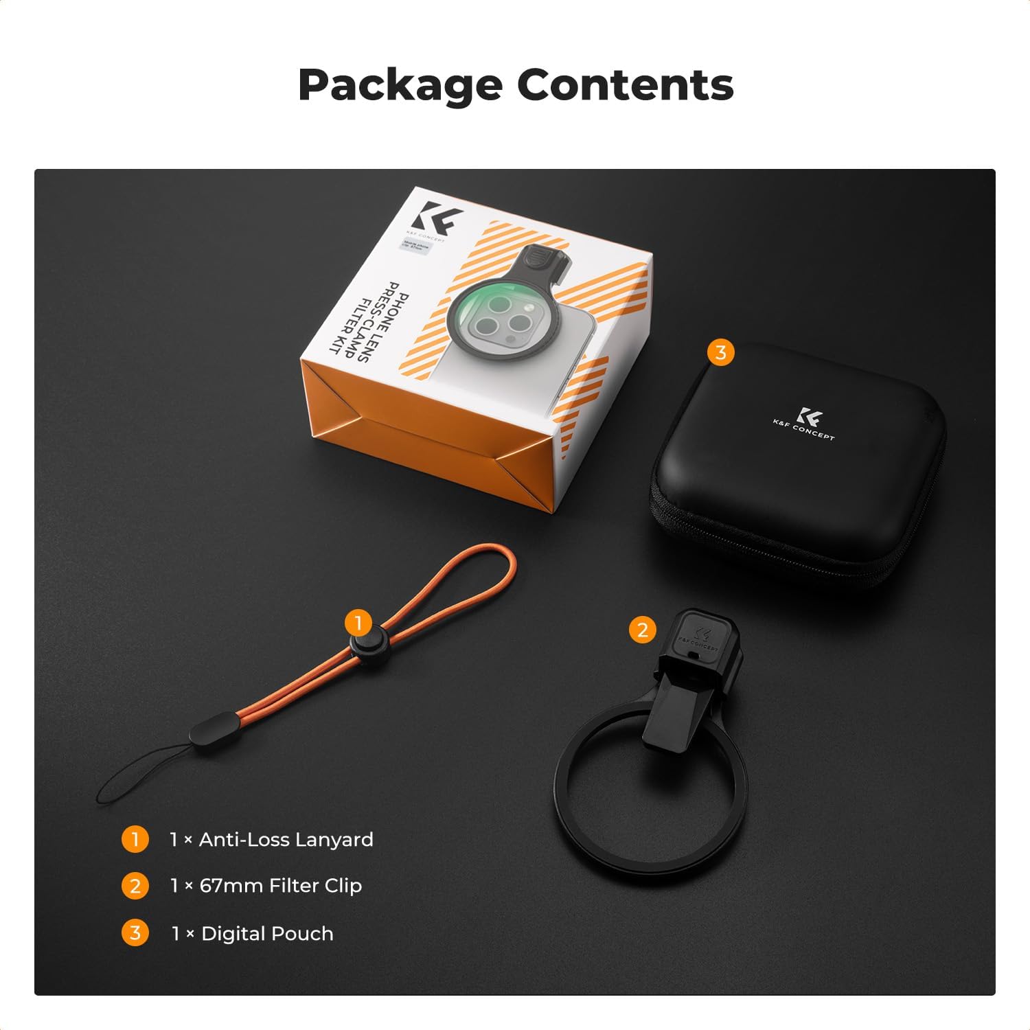K&F CONCEPT 67mm Press-on Phone Lens Filter Adapter, Compatible with iPhone 17/16/15/14/13/12, 16/15/14/13/12 Pro, 16/15/14/13/12 Pro Max(Filter Not Included) - Image 6
