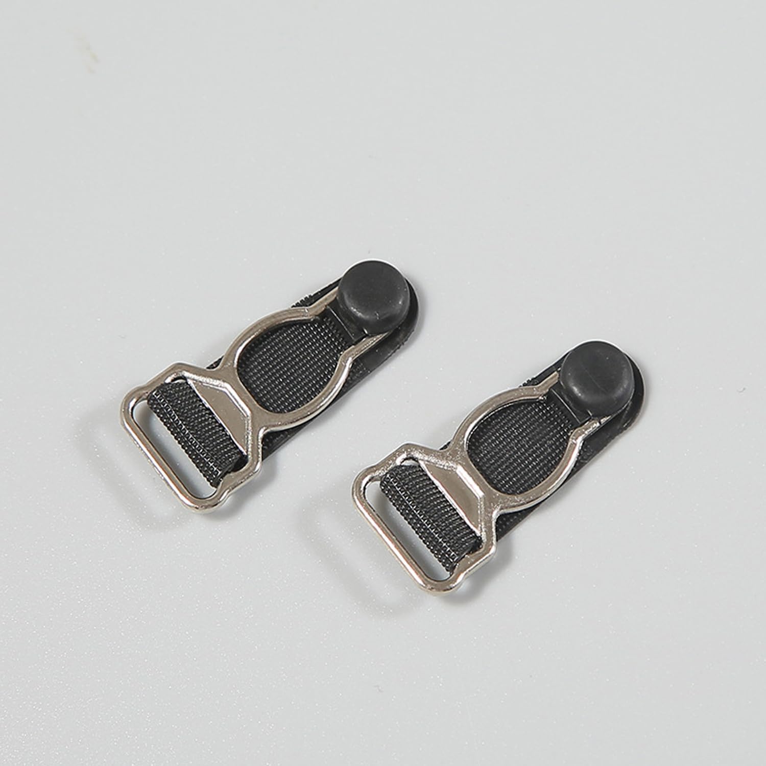 30 Pack Garter Belt Clips Replacement Strap End Hooks Clasp Buckle Holder Stocking Grips for Corset Leg Suspender Skirt Knee Socks Stays Elastic Belts 3 Sizes Width 10mm 12mm 15mm - Image 3