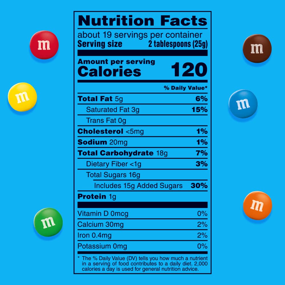 M&M'S MINIS Milk Chocolate Candy Assortment, Family Size, 16.9 oz Resealable Bulk Chocolate Candy Bag - Image 2