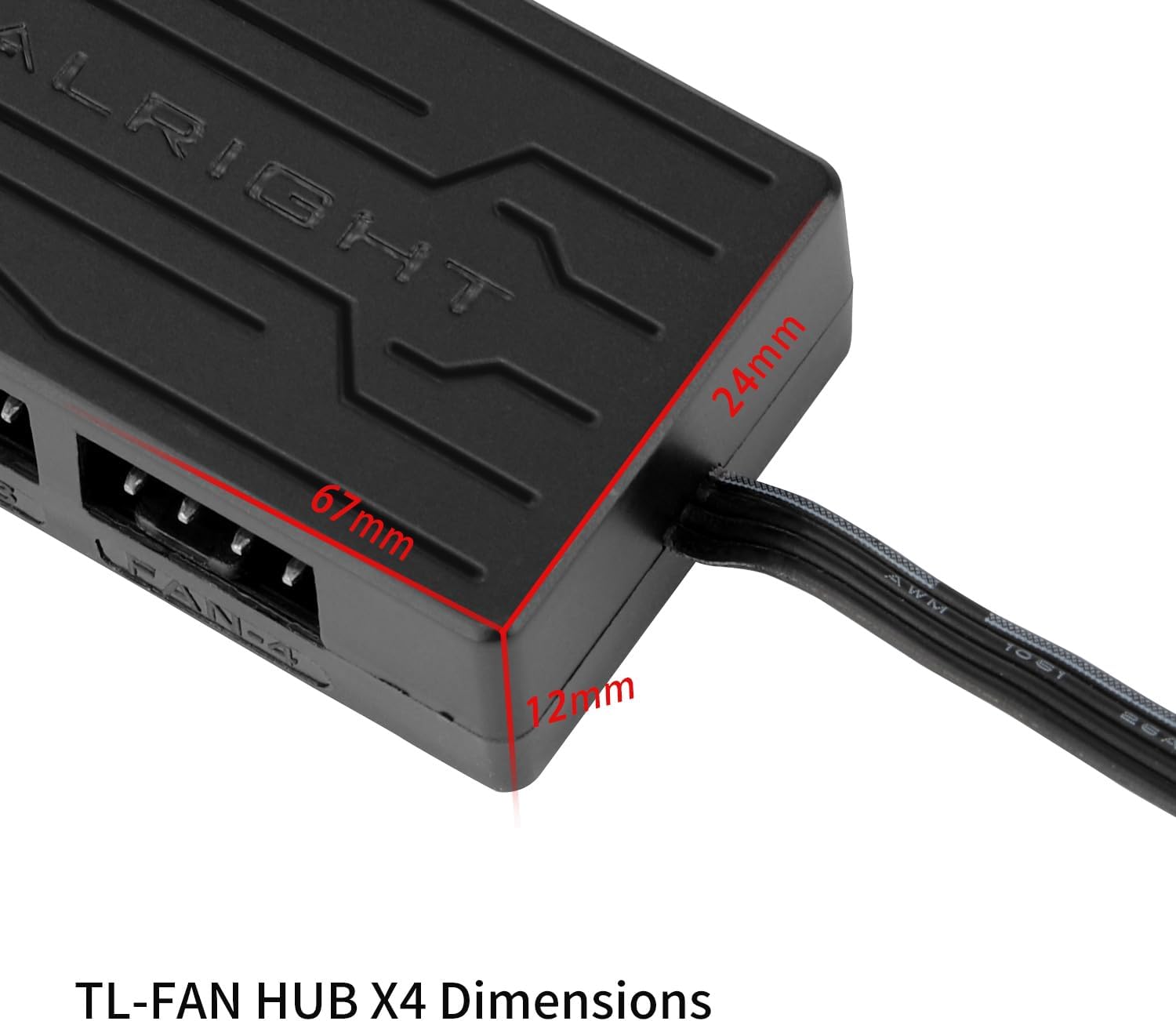 Thermalright FAN HUB X4 PWM Fan Controller - 4 Port 4-Pin, Multiple Interface Cooling Hub for 4 Groups of PC Fans, SATA Power Cord - Image 5
