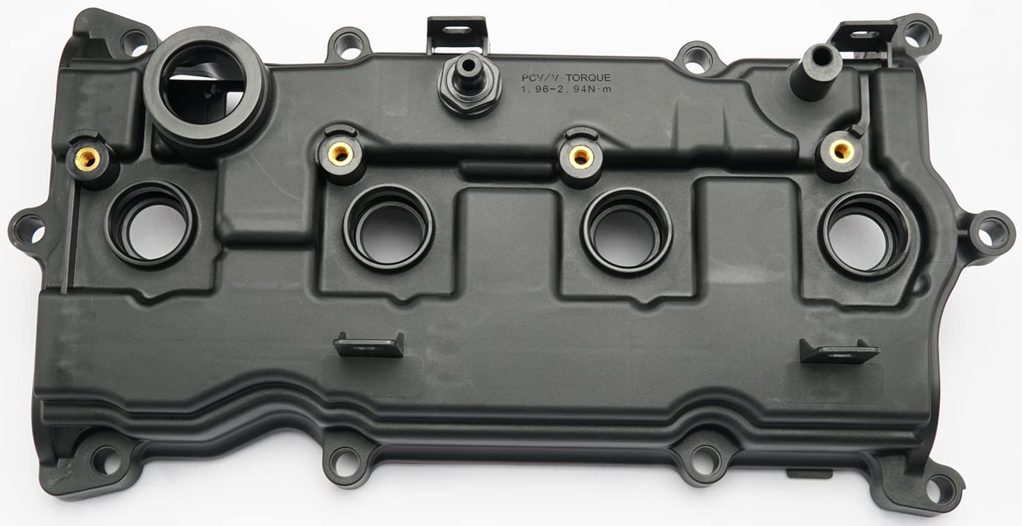 Engine Valve Cover with Gasket Bolts & Oil Filler Cap Compatible with 2013-2018 Nissan Altima 2016-2017 Nissan Murano 2014 Nissan Pathfinder 2014-2017 Nissan Rogue Infiniti QX60 2.5L Part# 13264-3KY0A - Image 6