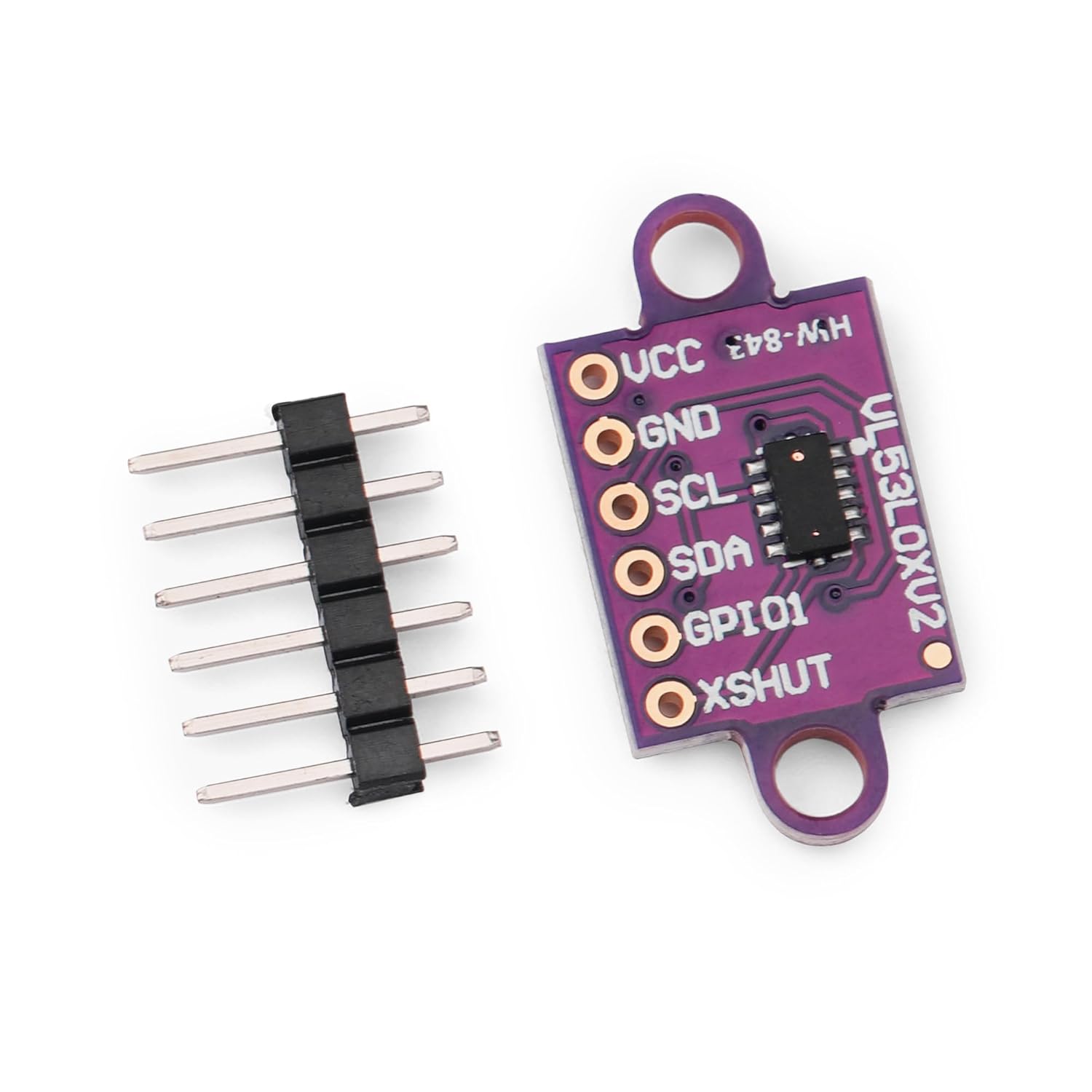 5Pcs VL53L0X Time-of-Flight (ToF) 940nm Laser Ranging Sensor Breakout GY-VL53L0XV2 Distance Measurement Module IIC for Arduino - Image 5