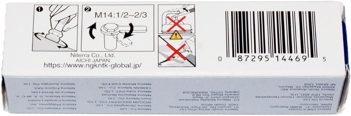 NGK Iridium IX Spark Plug LFR5AIX-11 (4 Pack) Compatible With TOYOTA CAMRY LE 2010-2014 2.5L/2494cc - Image 9