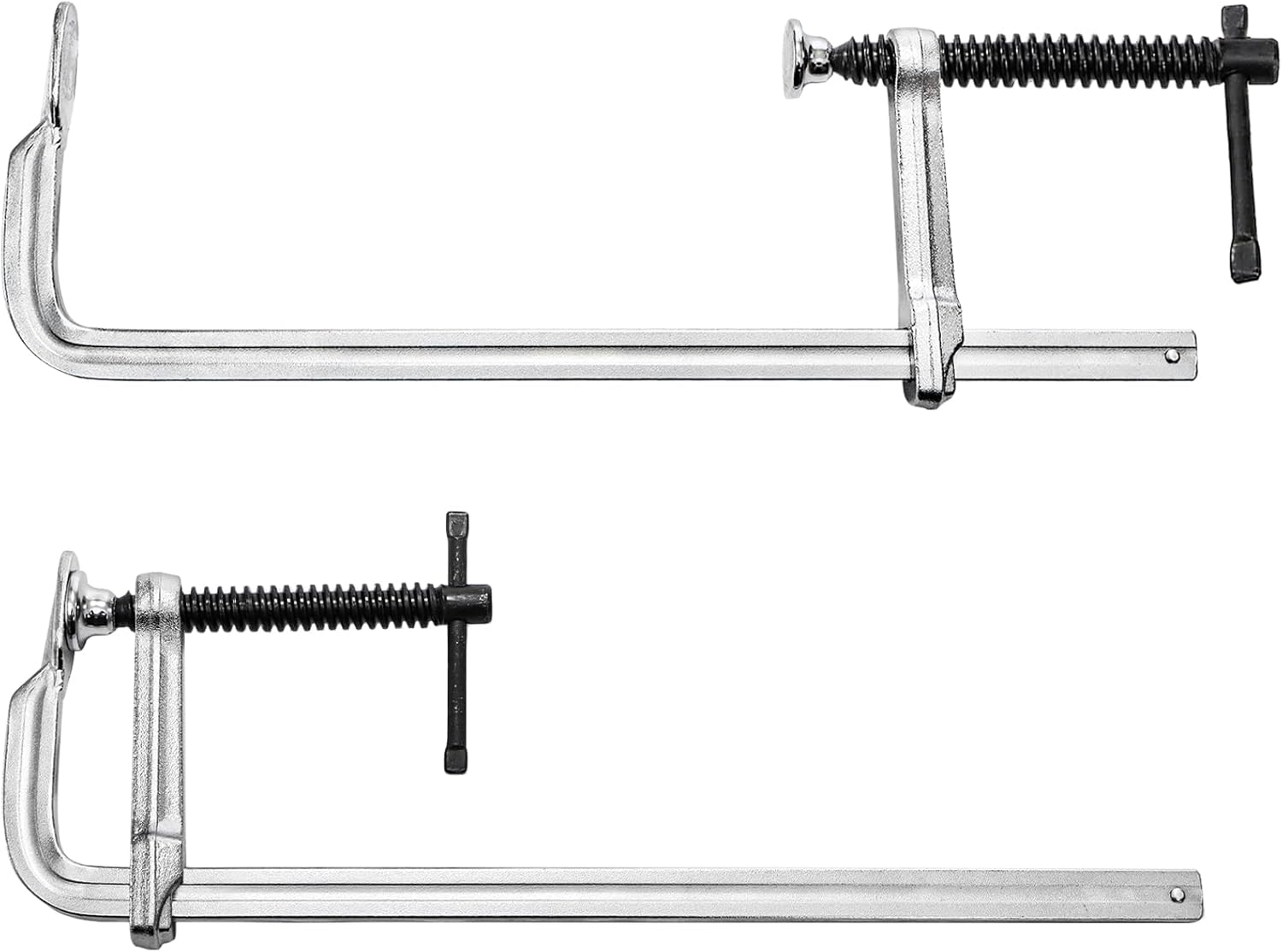 SOUJOY 4 Pack Bar Clamp for Welding, 12 Inch F Clamp, Light -Duty Steel Drop Forged Bar Clamps with Max 450Lbs Load Limit for Welding, Woodworking, Metal working, DIY and Crafts - Image 5