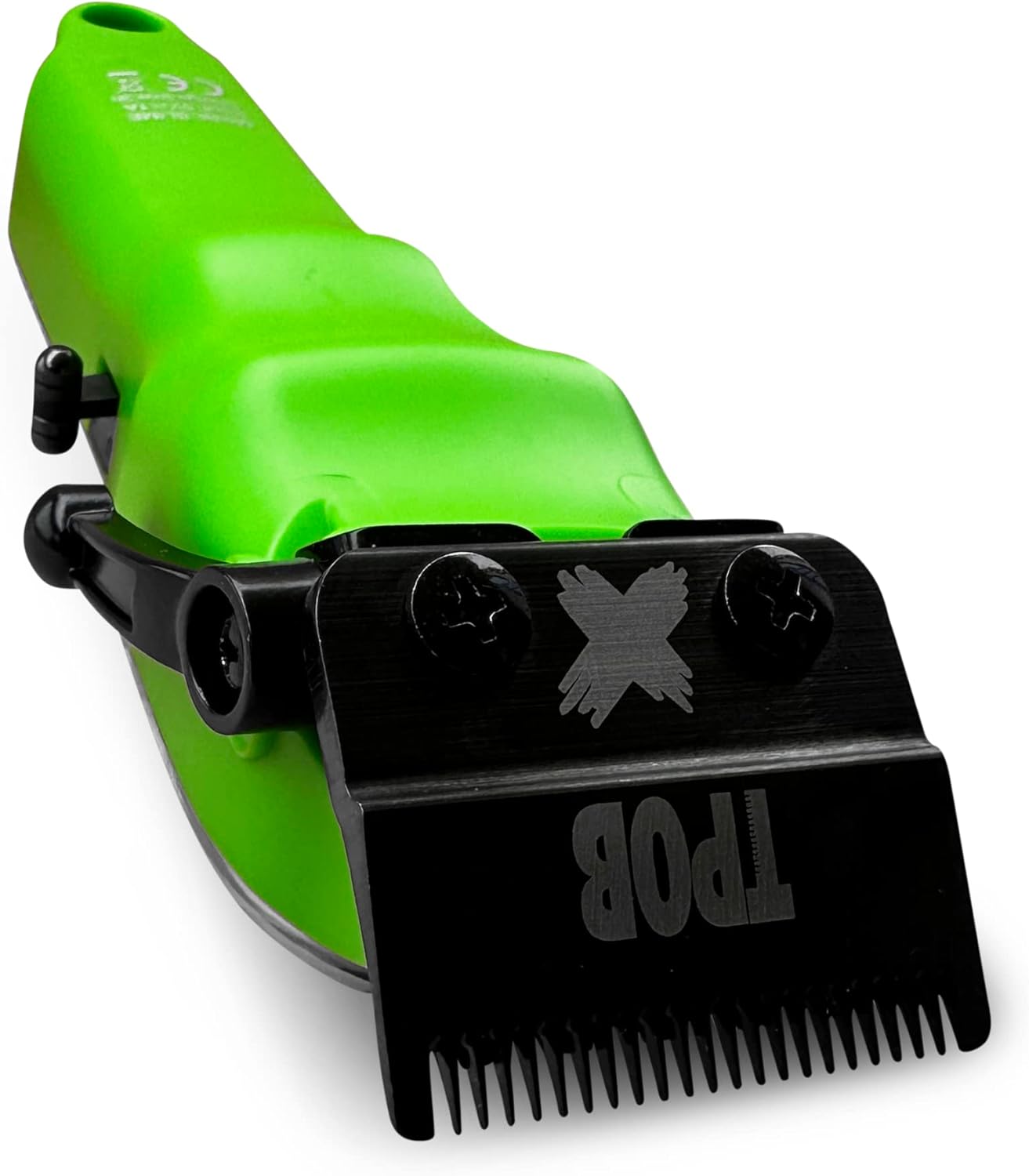 TPOB Slime 2 Barber Hair Clippers for Men 6800 RPM with Matte Green Case and X Fade Blade - Image 6
