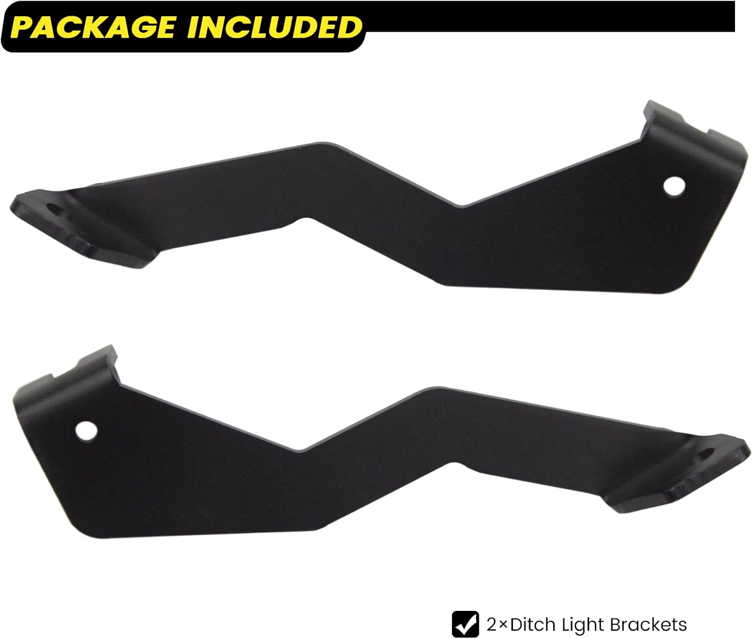 F150 Front A-Pillar Light Mount Hood Hinges - Ditch Light Brackets, Raptor Engine Heavy Duty LED Pods Work Light Mount Compatible with Ford F150 2004-2014 Ford 1st Gen SVT Raptor - Image 7