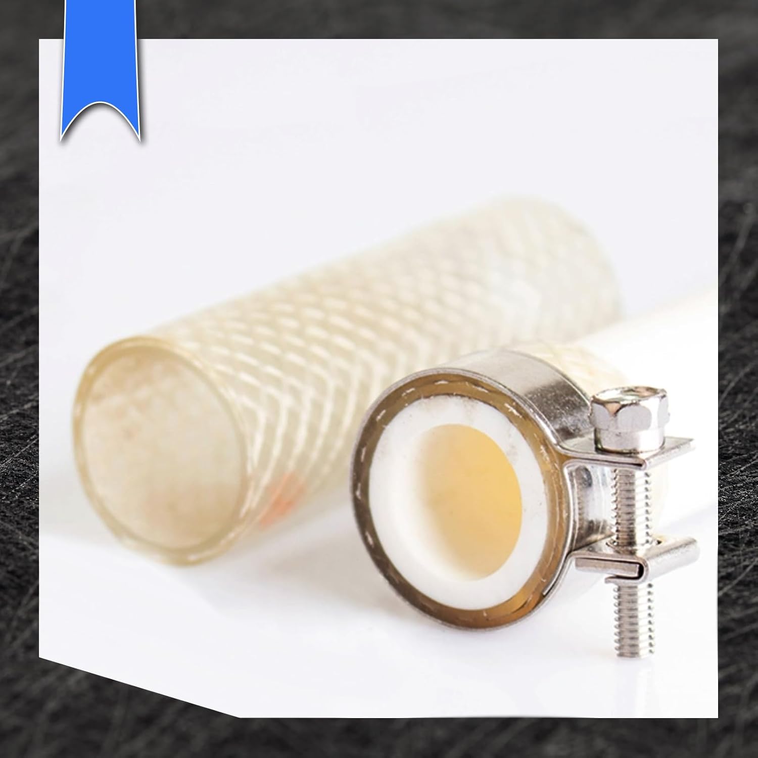 10pcs Stainless Steel Mini Fuel Line Pipe Hose Clamp Clip 18-20mm Fuel Injection Line Style Hose Clamp Adjustable Pipe Hose Clip Tube Clamps For Diesel Petrol Pipe (23/32" - 3/4"Dia) - Image 5