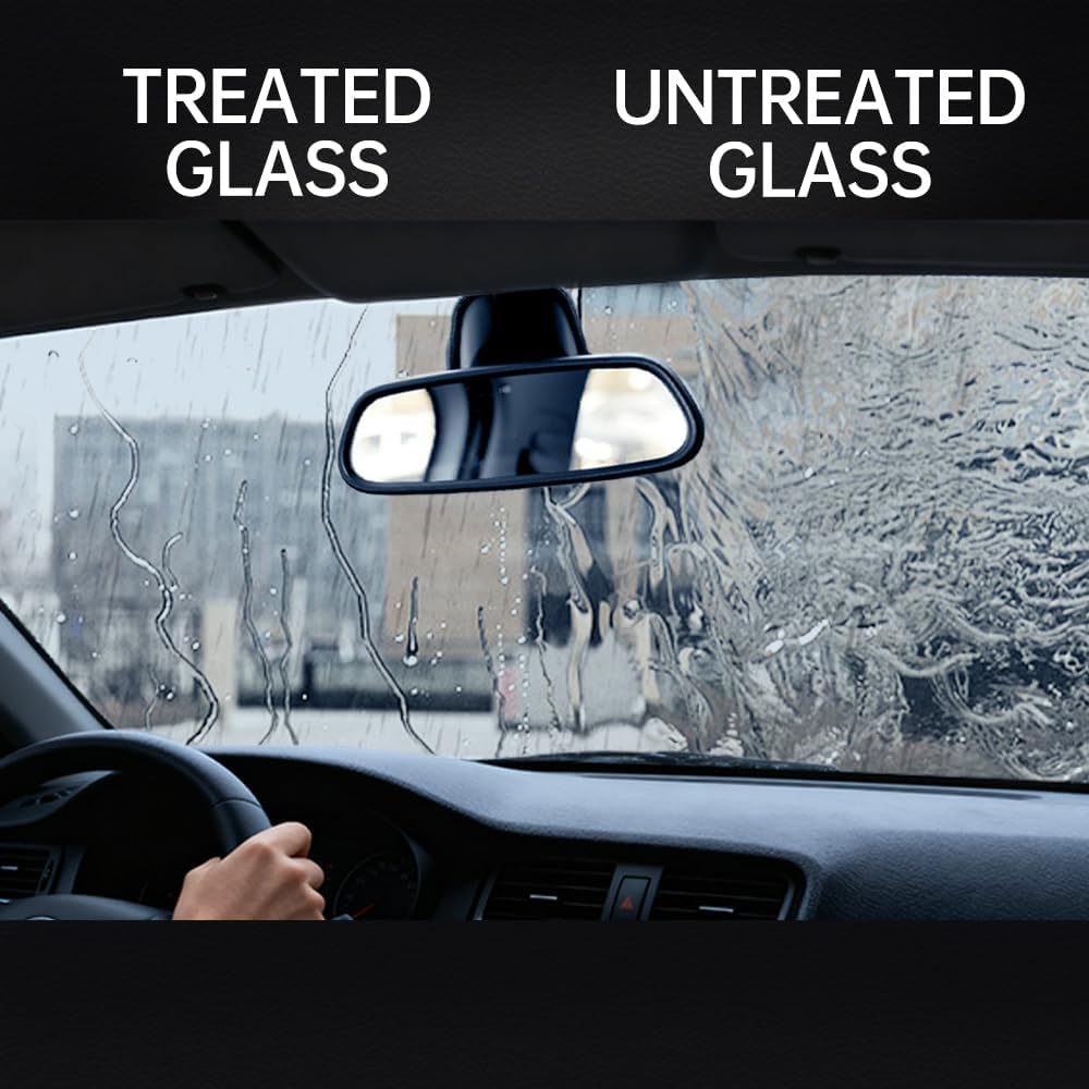 Glodway Glass Cleaner For Car Windshield,Oil film Remover, Streak-Free Shine on Automotive Windows, and Mirrors, Ammonia Free, for Auto and Home,4.58 OZ - Image 6