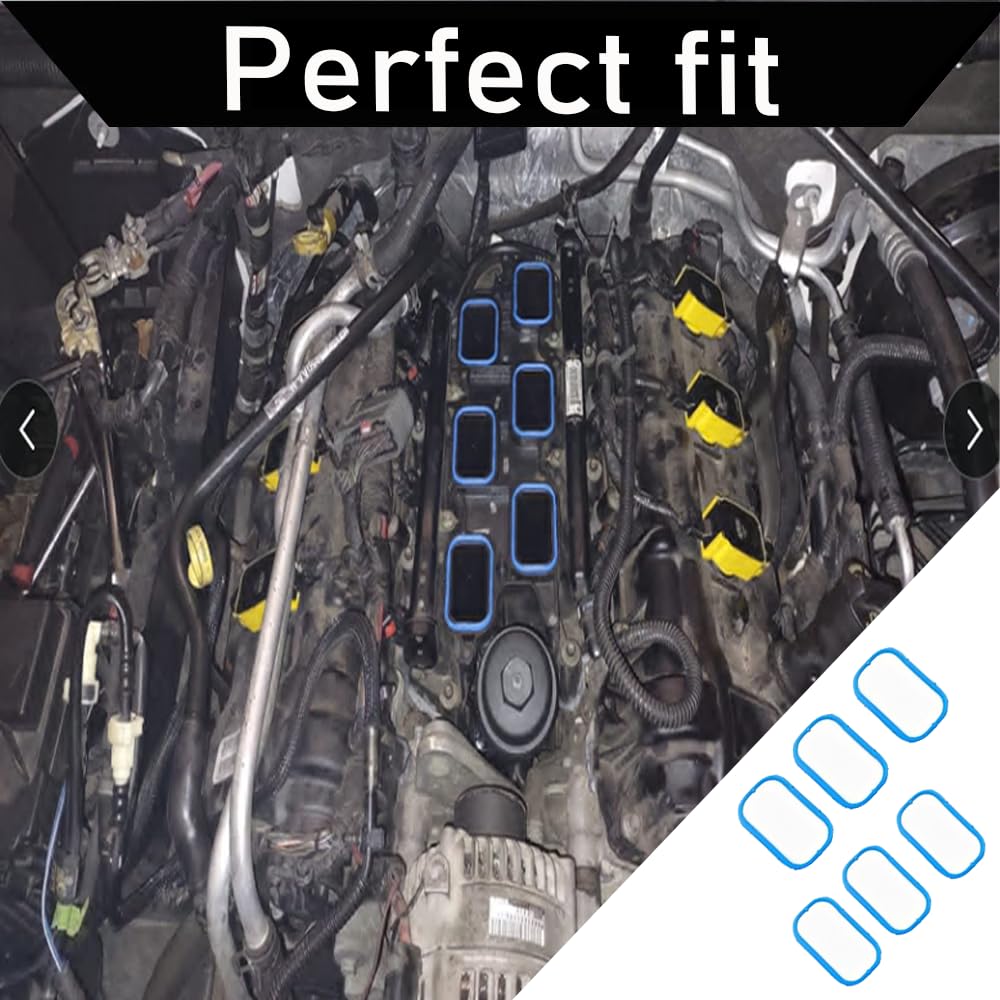 3.6L High-Performance Valve Cover Gasket Set + Intake Manifold Gasket Set 2011-2020| Compatible with Chrysler 200/300, Dodge Challenger/Jeep Cherokee/Wrangler, Ram | 5184596AE,MS97204,VS50805R - Image 5