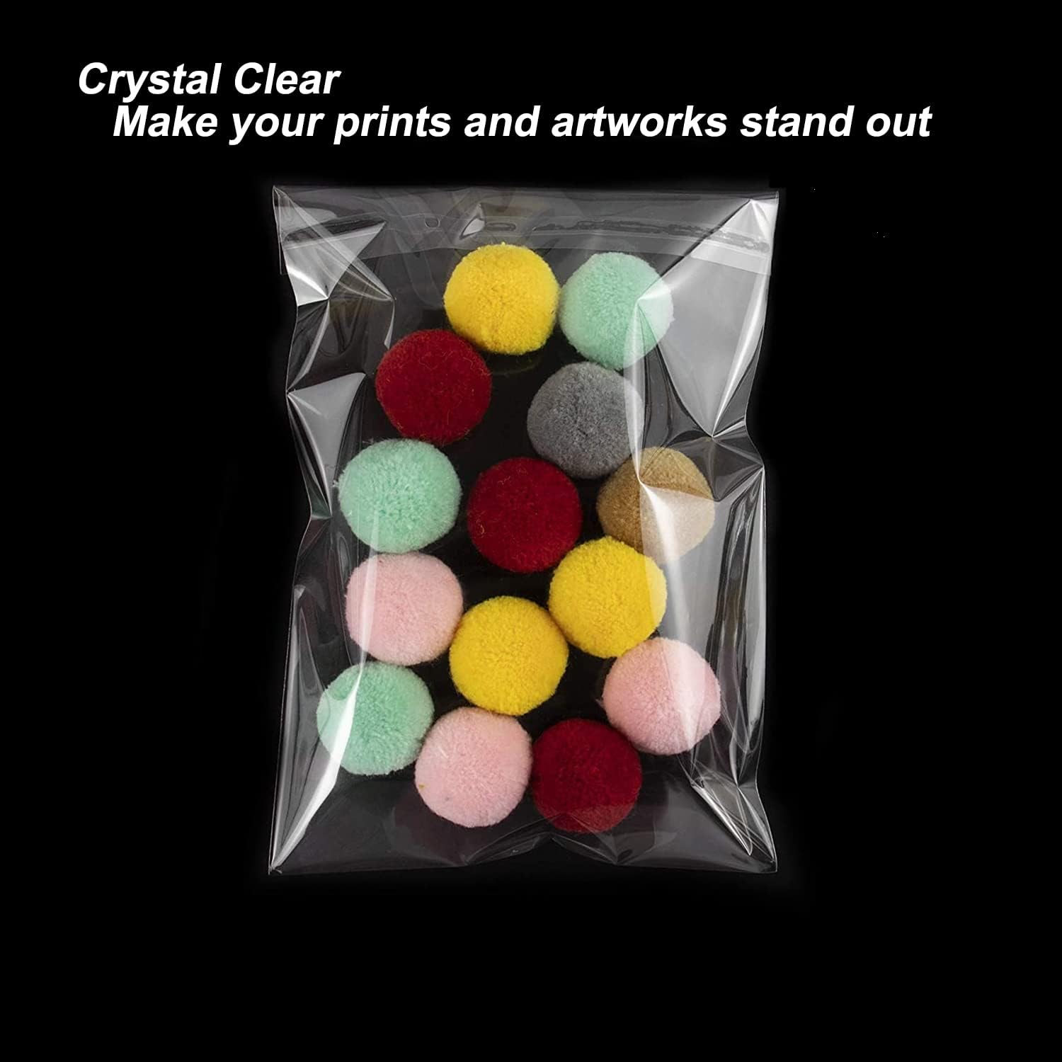 Golden State Art, 50 Pack Clear Bags for 11x14 Mats, Pictures, Acid-Free, 11 1/4" x 14 1/8" - Image 3