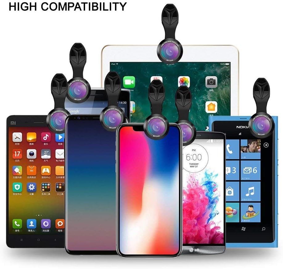 Apexel Phone Camera Lens-Macro Lens+Wide Lens+Fisheye Lens+Telephoto Lens+CPL/Flow/Radial/Star Filter+Kaleidoscope 3/6 Lens 10 in 1 Lens Kit +Remote Shutter for iPhone, Samsung,LG and Most Smartphones - Image 5