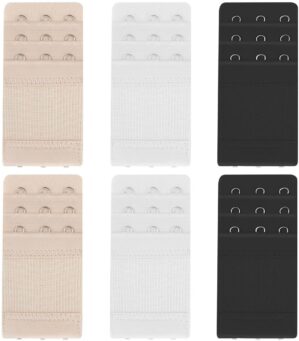 6 Pieces Bra Extenders 3 Hooks 3 Ho...