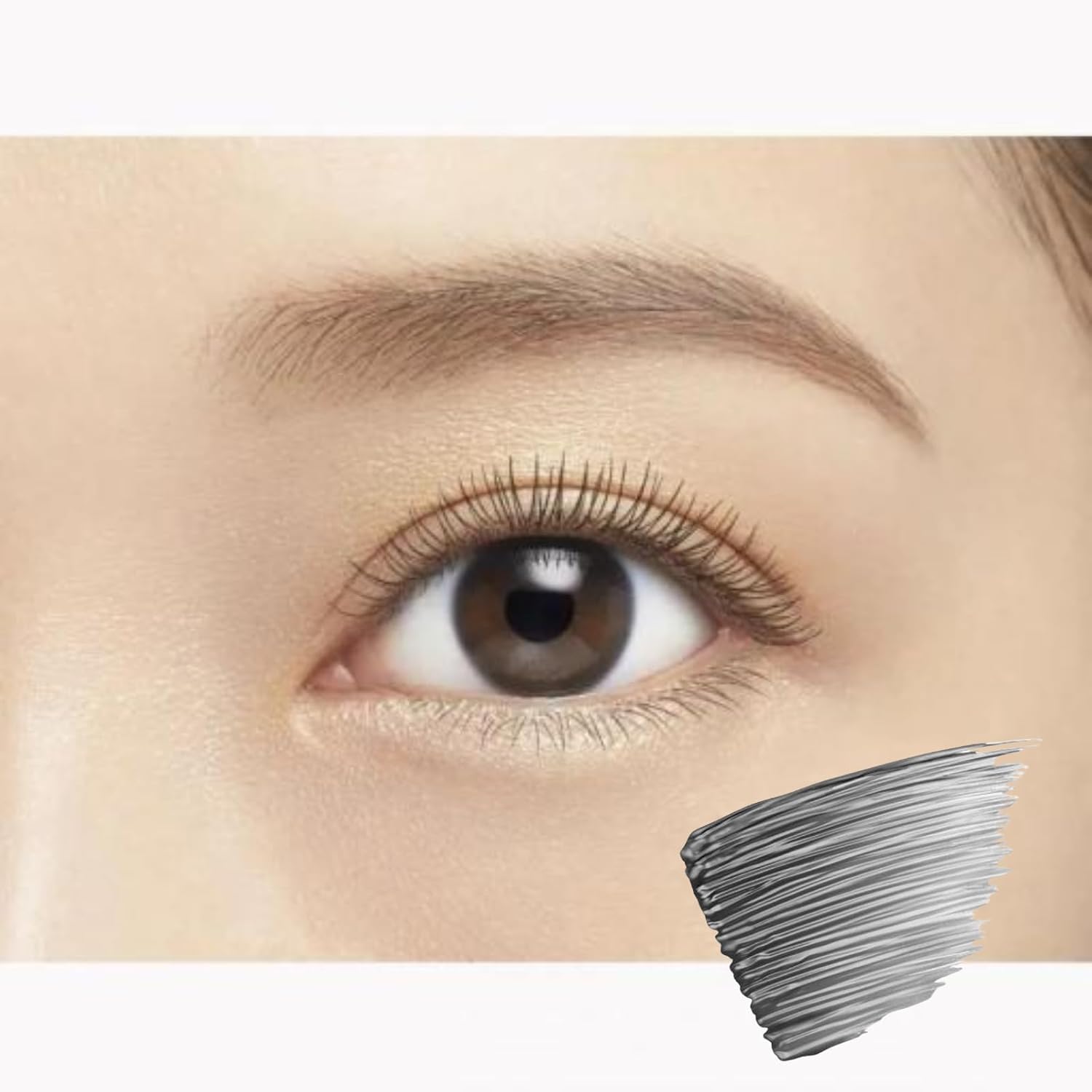 HEROINE MAKE by KISSME Mascara Base for Curl, Volume and Length, Clear MASCARA Primer with Argan Oil, Camellia Oil & Squalane, Transparent Type, Ideal Alone or Under Mascara, Made in Japan, CLEAR 1 EA - Image 5