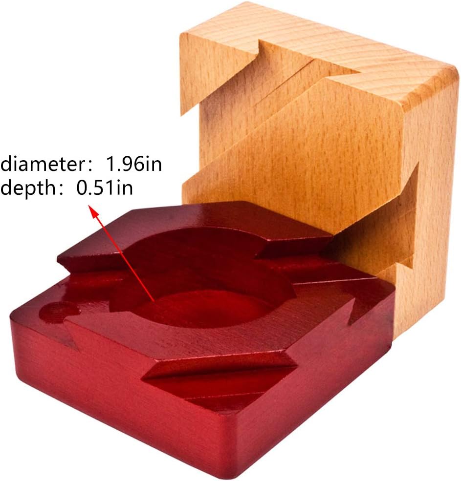 Impossible Dovetail Box Wooden Puzzle 3D Brain Teaser Magic Drawers Secret Compartment Jewelery Box - Image 6